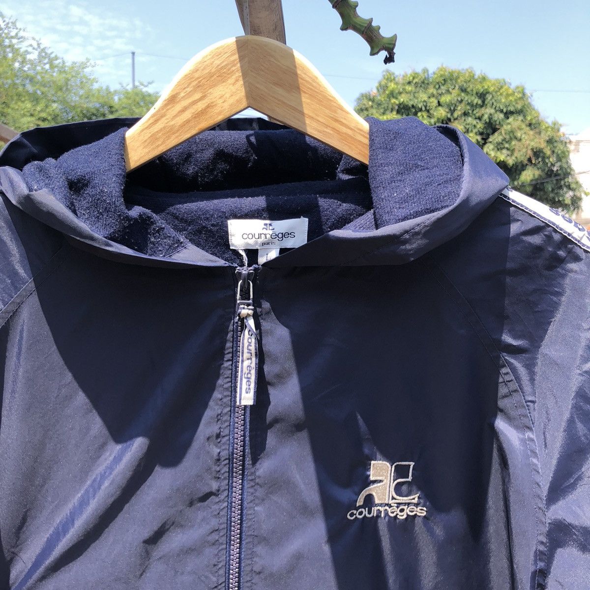 Courreges Vintage Courreges Paris Jacket Full Taped Big Logo Size US L / EU 52-54 / 3 - 6 Thumbnail
