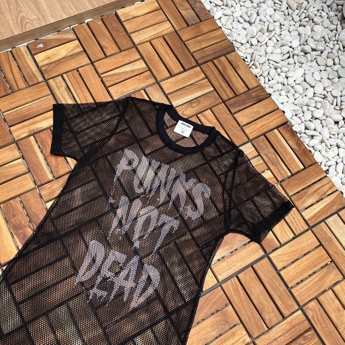 Japanese Brand × Seditionaries Seditionaries Mesh T Shirt Women's "Punk Not Dead" Size M / US 6-8 / IT 42-44 - 3 Thumbnail