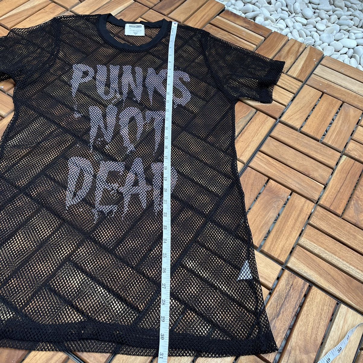 Japanese Brand × Seditionaries Seditionaries Mesh T Shirt Women's "Punk Not Dead" Size M / US 6-8 / IT 42-44 - 8 Thumbnail