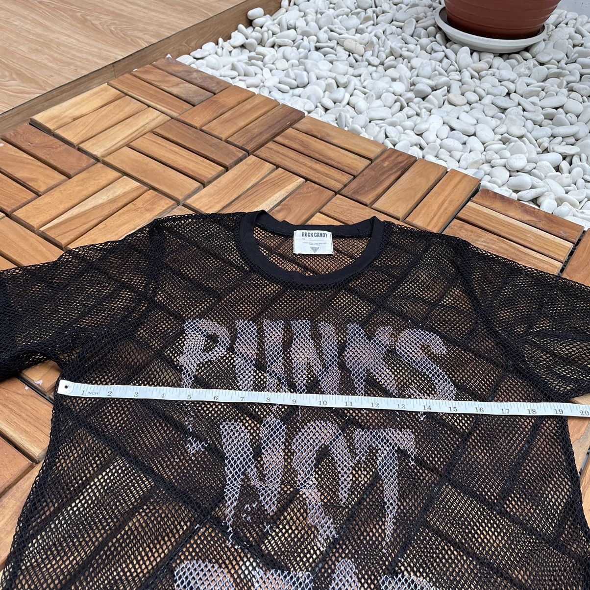 Japanese Brand × Seditionaries Seditionaries Mesh T Shirt Women's "Punk Not Dead" Size M / US 6-8 / IT 42-44 - 6 Thumbnail