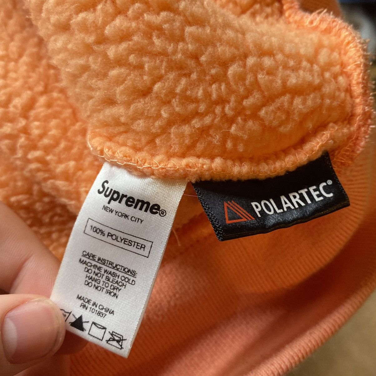 Supreme Polartec deep pile crewneck Size US L / EU 52-54 / 3 - 10 Thumbnail