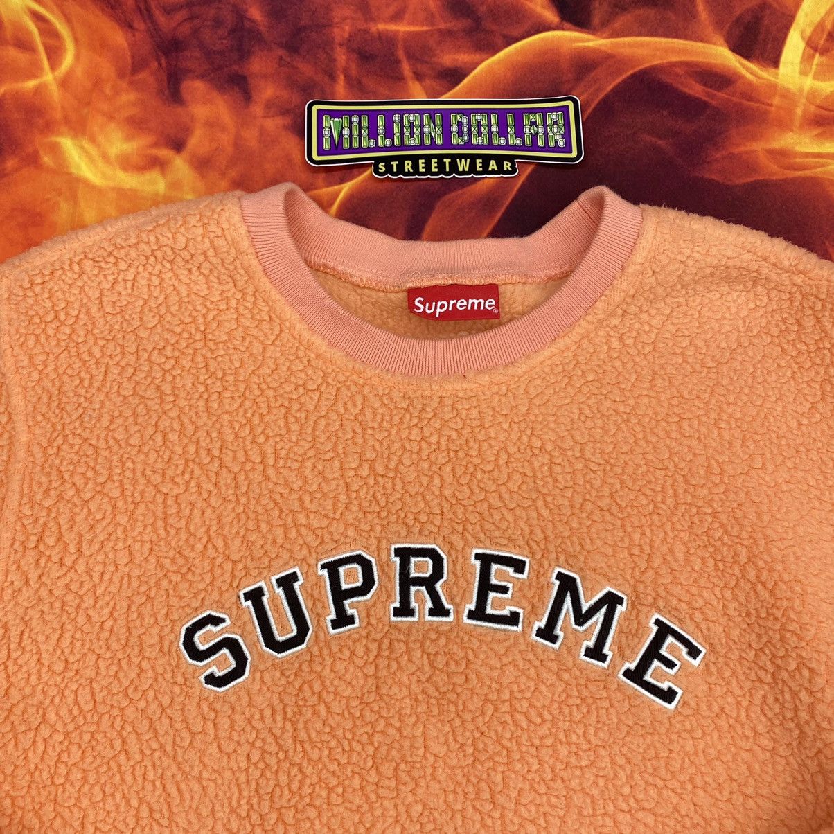 Supreme Polartec deep pile crewneck Size US L / EU 52-54 / 3 - 5 Thumbnail