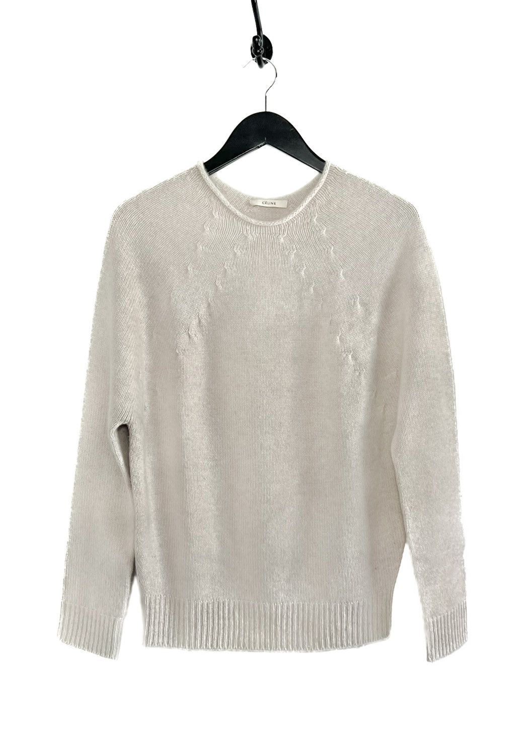 Celine Céline Beige Cashmere Blend Sweater Size S / US 4 / IT 40 - 1 Thumbnail