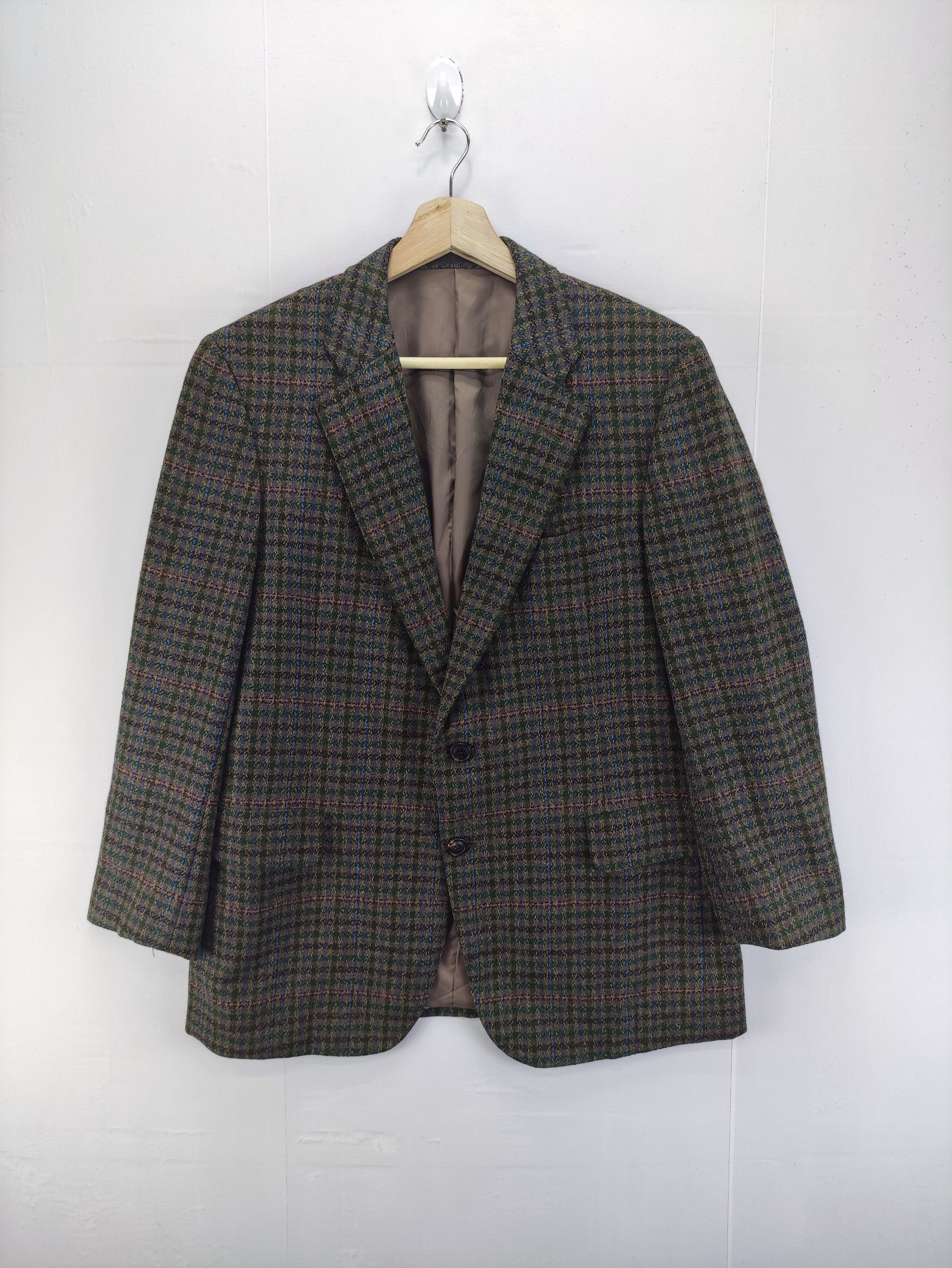 Burberry Vintage Burberry Wool Coat Blazer Jacket Size US M / EU 48-50 / 2 - 1 Thumbnail
