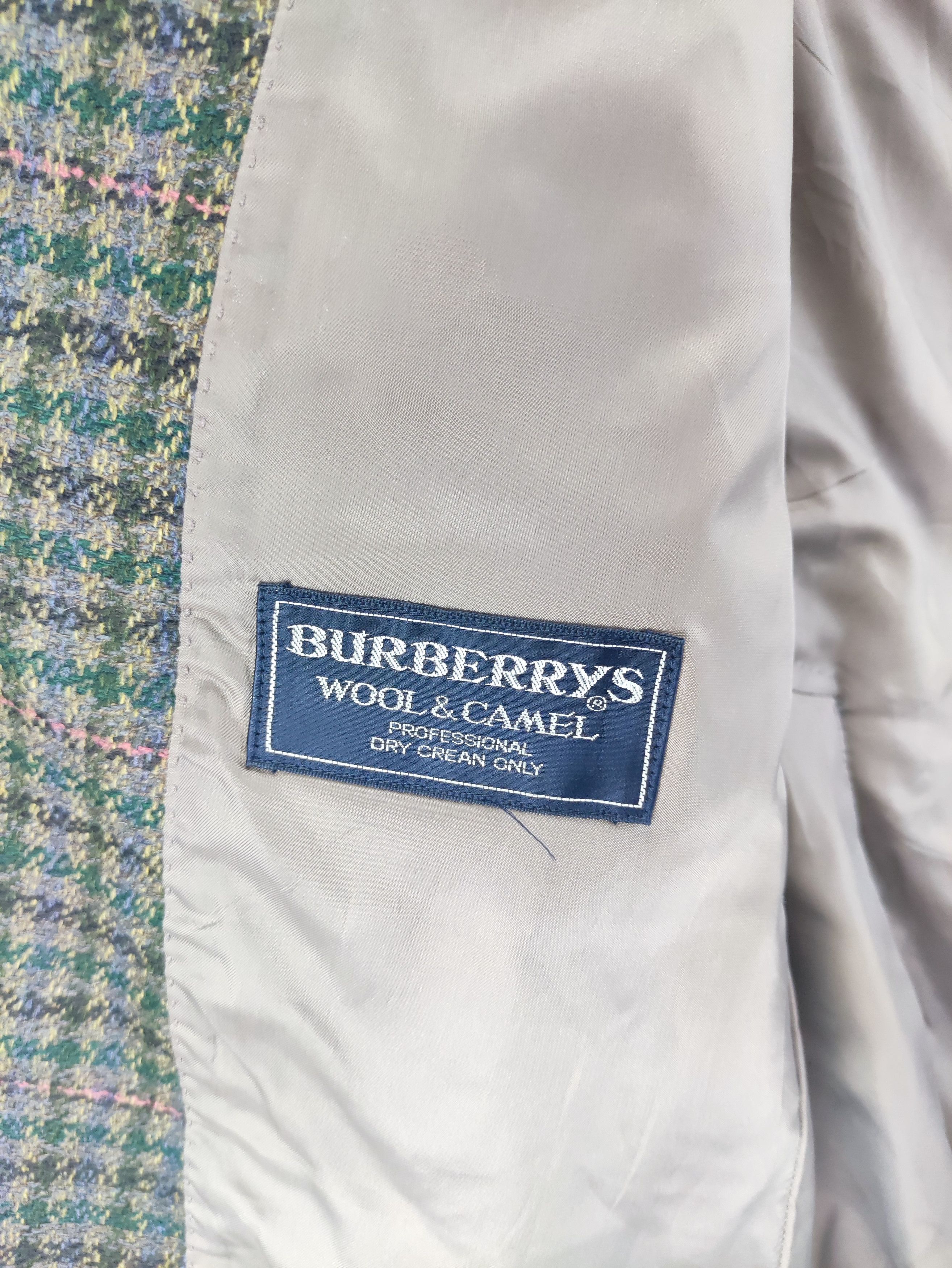 Burberry Vintage Burberry Wool Coat Blazer Jacket Size US M / EU 48-50 / 2 - 3 Thumbnail