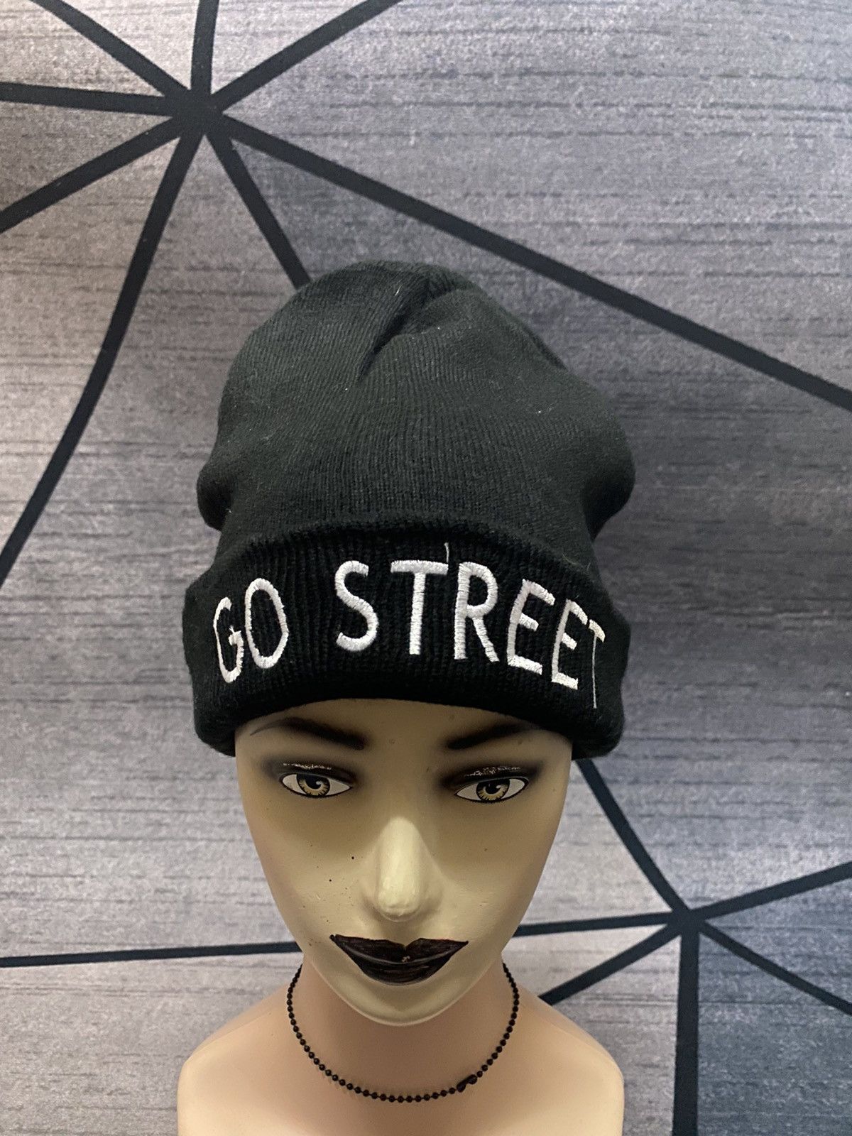 Japanese Brand Go Street Embroidered Beanie Hat