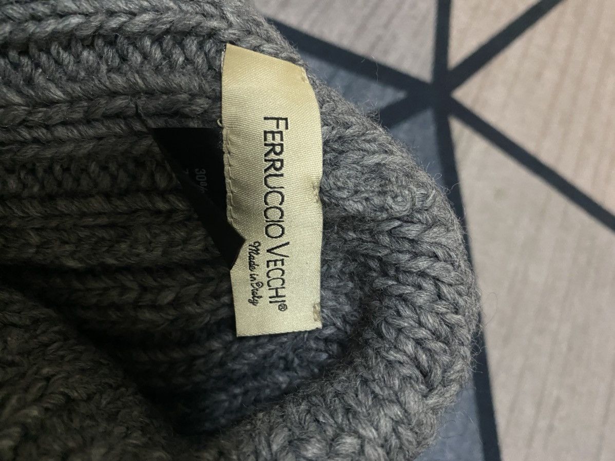 Other FERRUCCIO VECCHI Knitted Beanie Hat Size ONE SIZE - 4 Thumbnail
