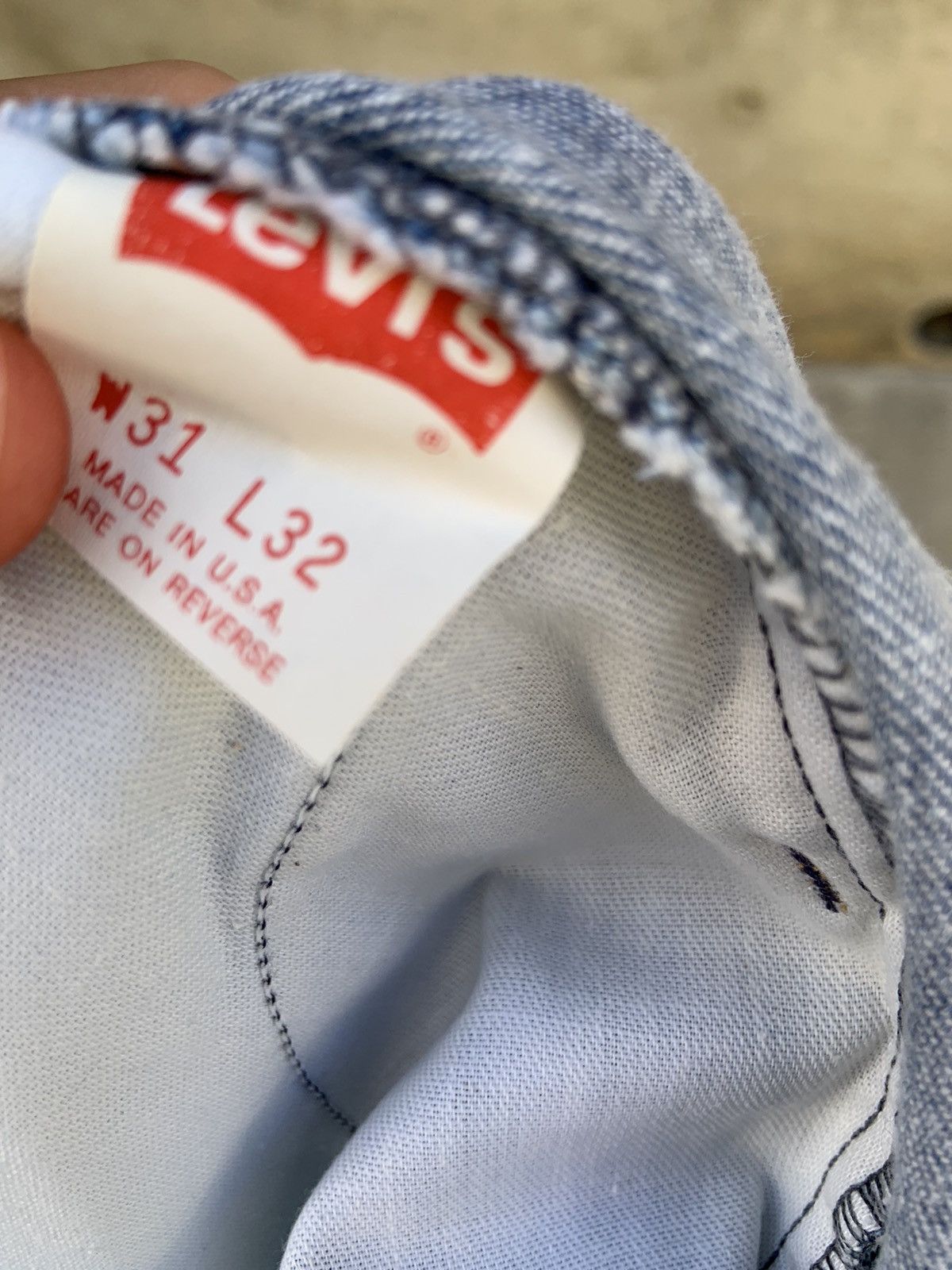 Levi's Vintage relaxed fit levis denim jeans orange tab Size US 31 - 9 Thumbnail