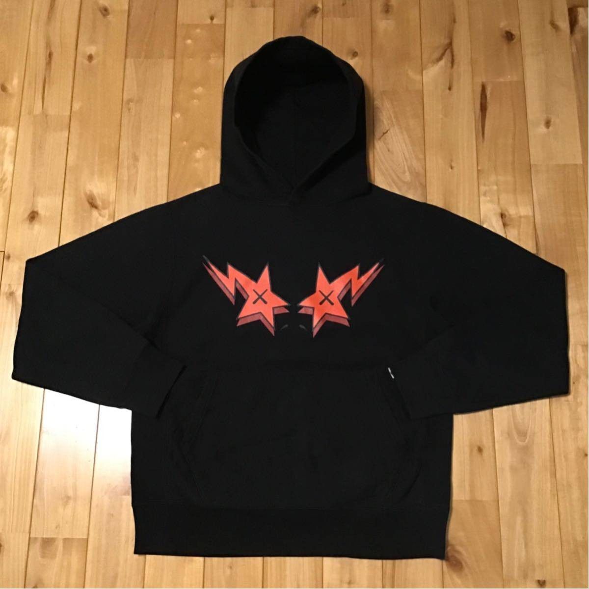 Bape × Kaws BAPE × kaws BAPESTA pullover hoodie black star Size US S / EU 44-46 / 1 - 1 Thumbnail