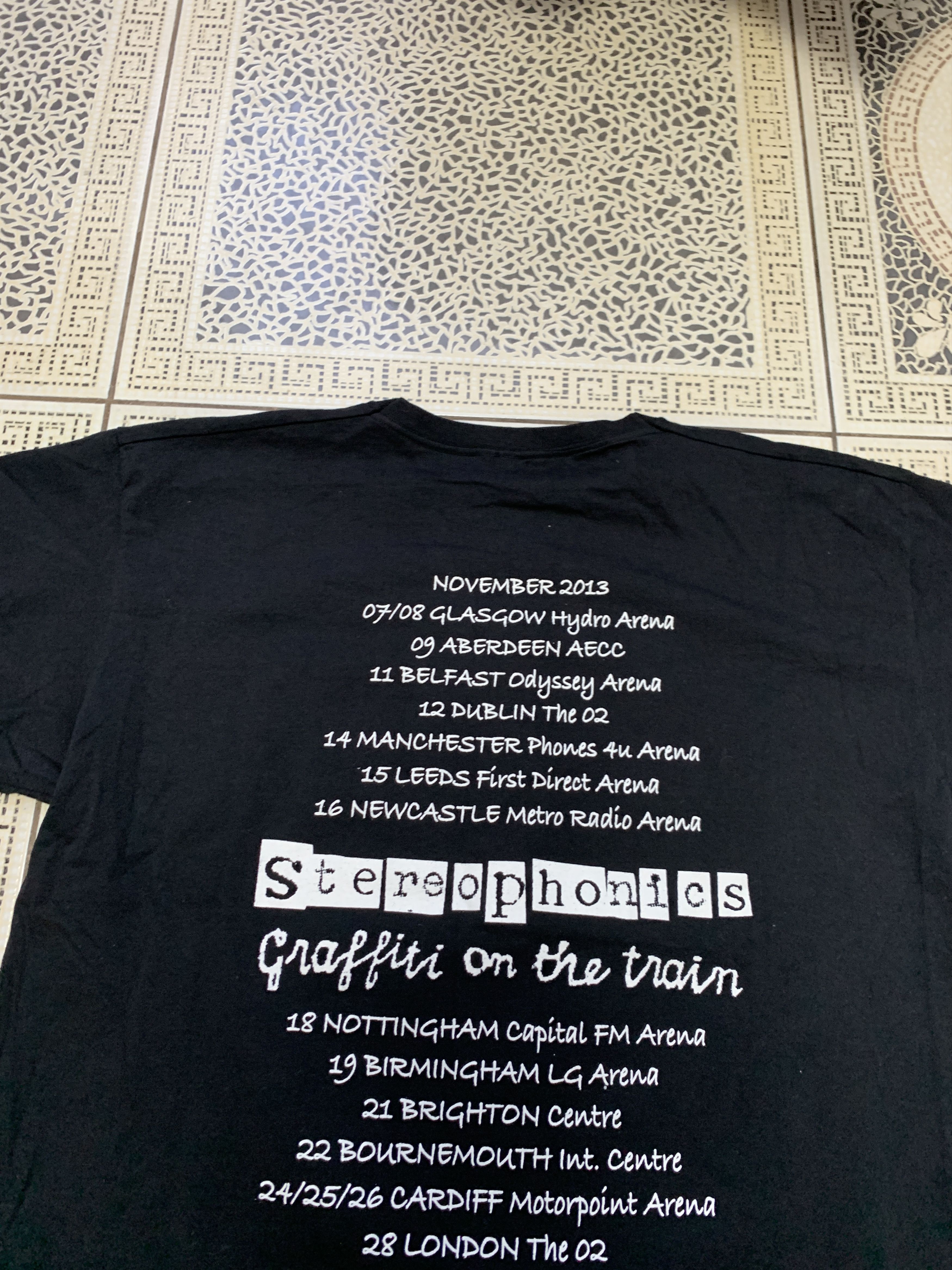 Band Tees Stereophonics 2013 tour tee Size US XL / EU 56 / 4 - 10 Thumbnail