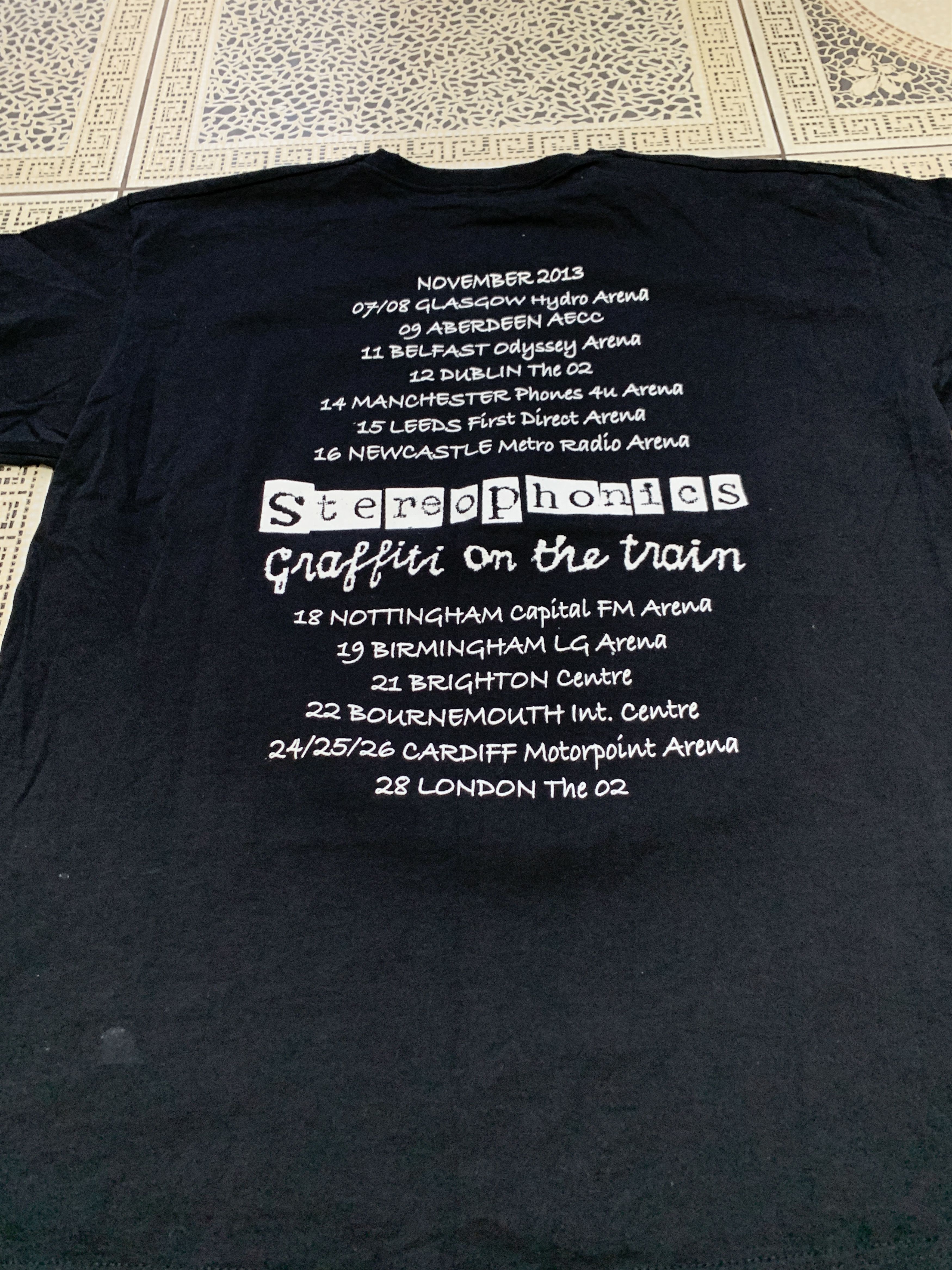 Band Tees Stereophonics 2013 tour tee Size US XL / EU 56 / 4 - 13 Thumbnail