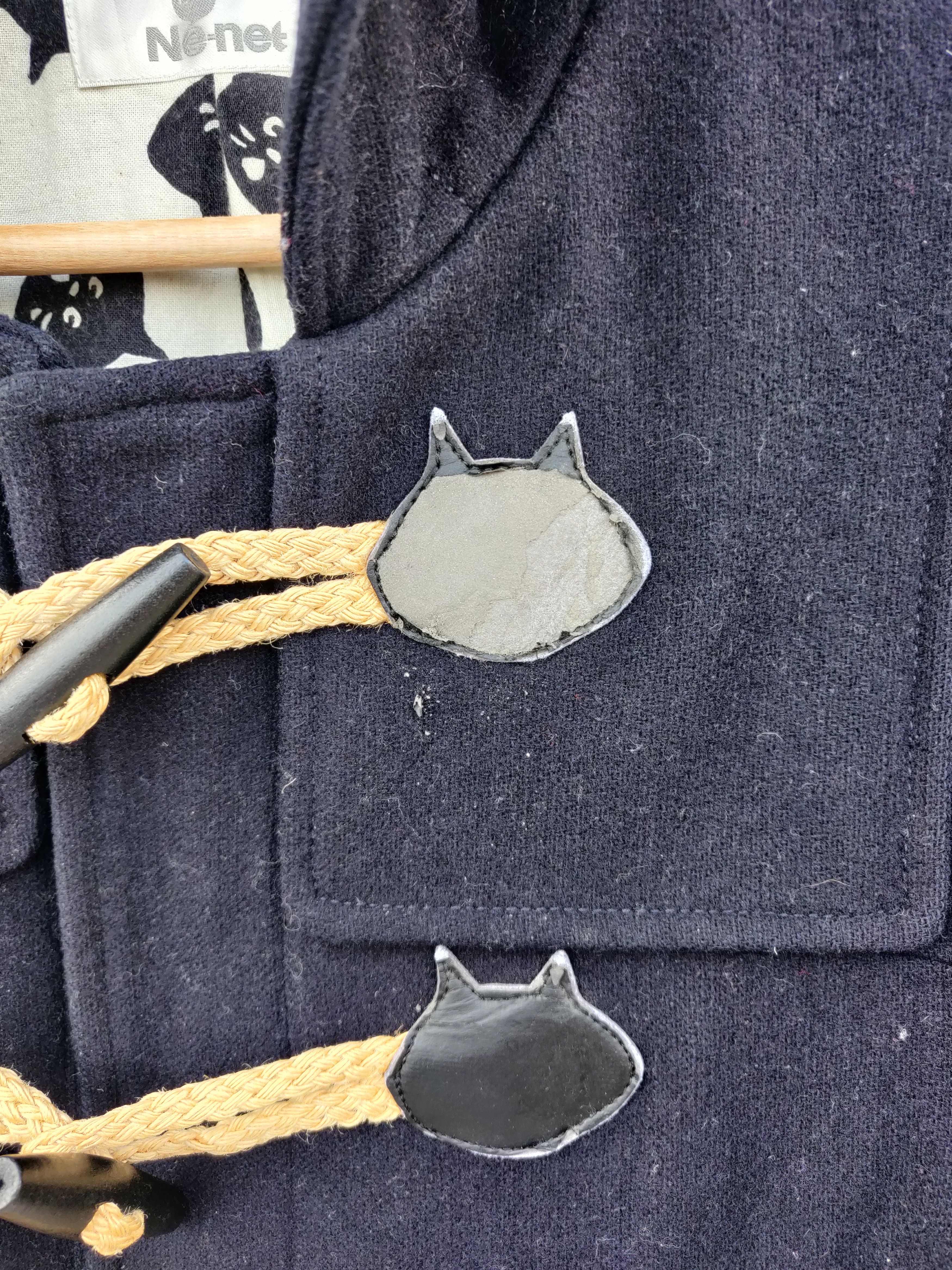 Designer × Issey Miyake × Japanese Brand Issey Miyake x Nèt-net Wool Hoodies Duffle Jacket Size US S / EU 44-46 / 1 - 4 Thumbnail