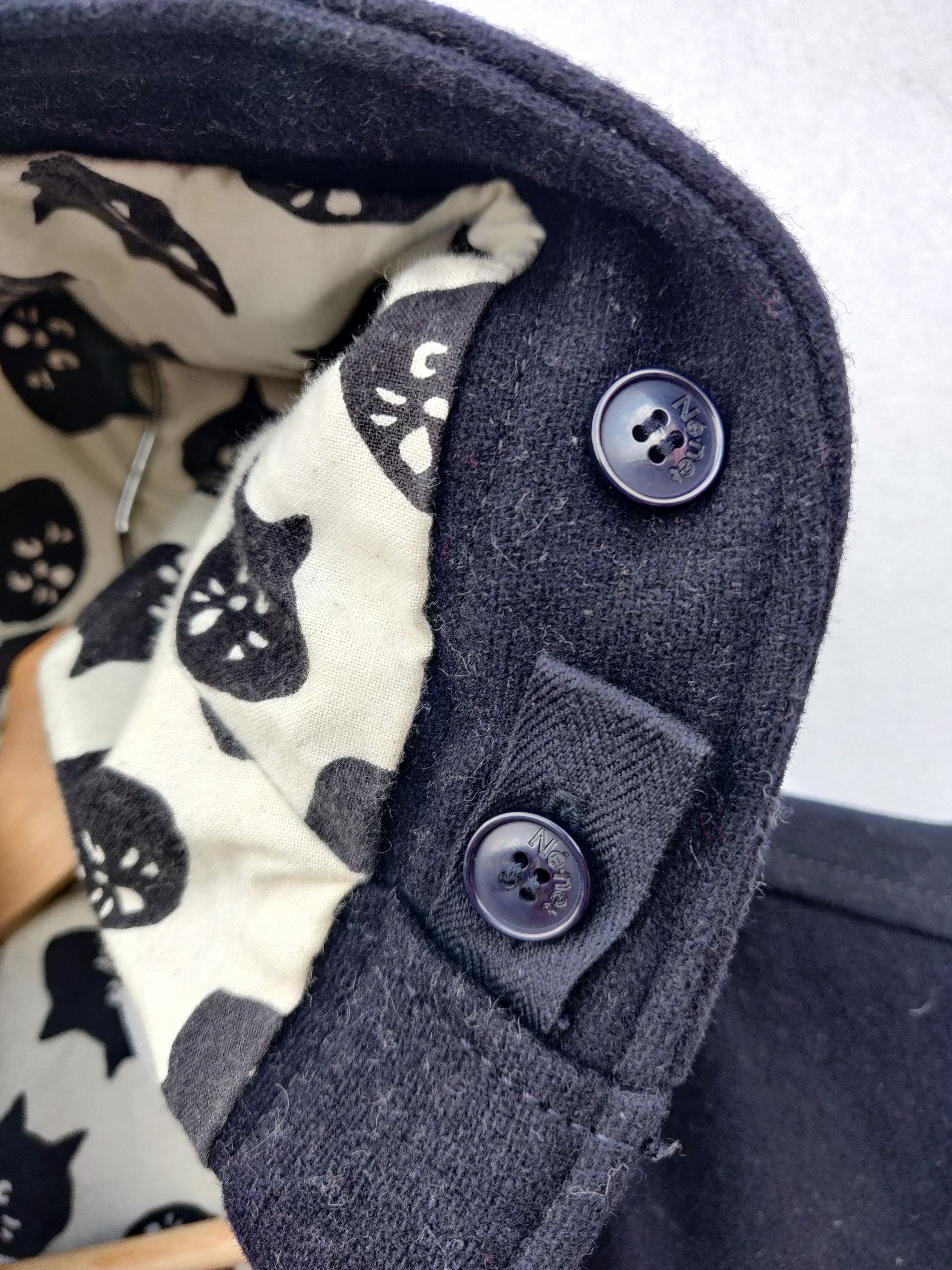 Designer × Issey Miyake × Japanese Brand Issey Miyake x Nèt-net Wool Hoodies Duffle Jacket Size US S / EU 44-46 / 1 - 8 Thumbnail