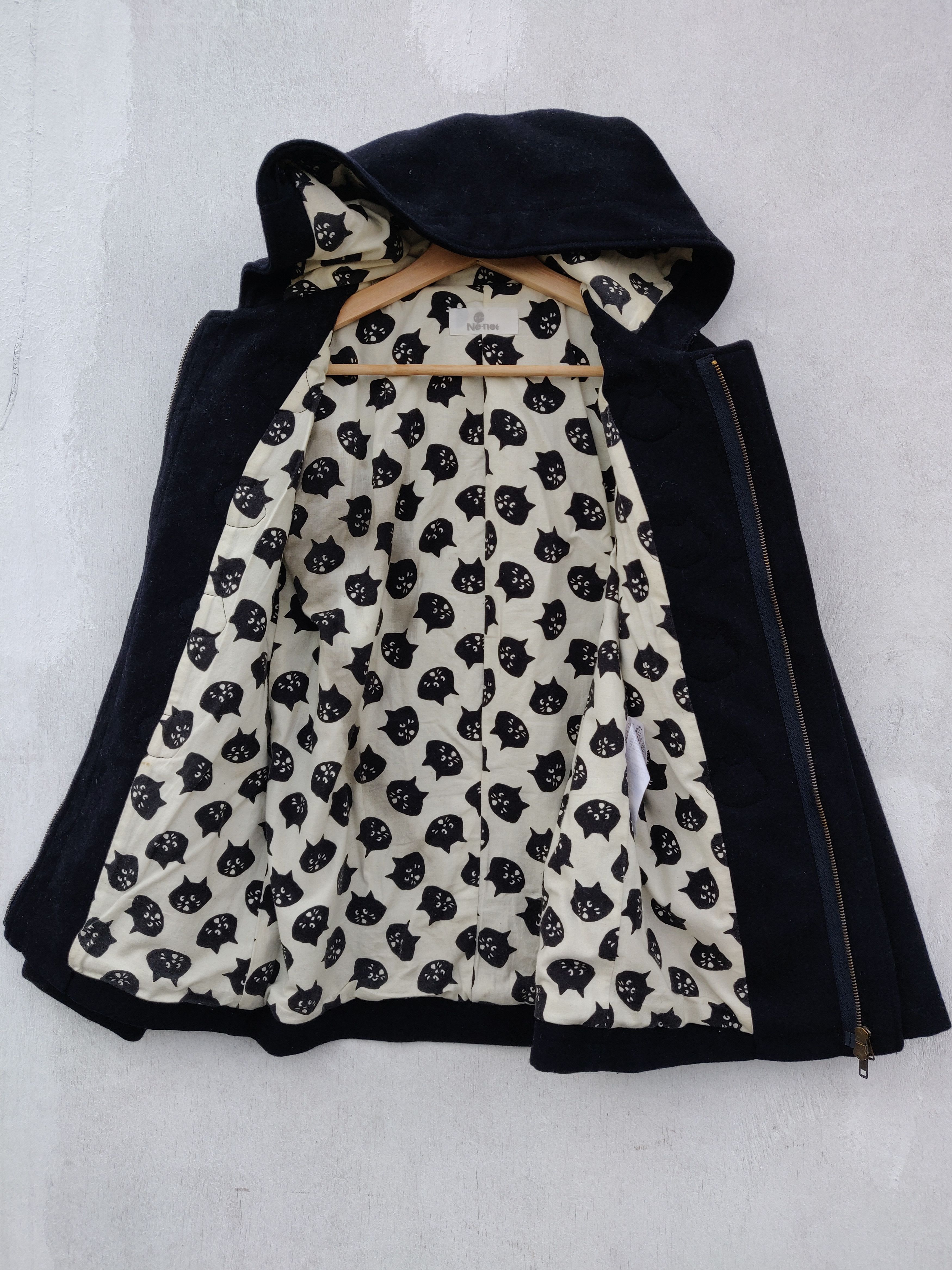 Designer × Issey Miyake × Japanese Brand Issey Miyake x Nèt-net Wool Hoodies Duffle Jacket Size US S / EU 44-46 / 1 - 9 Thumbnail