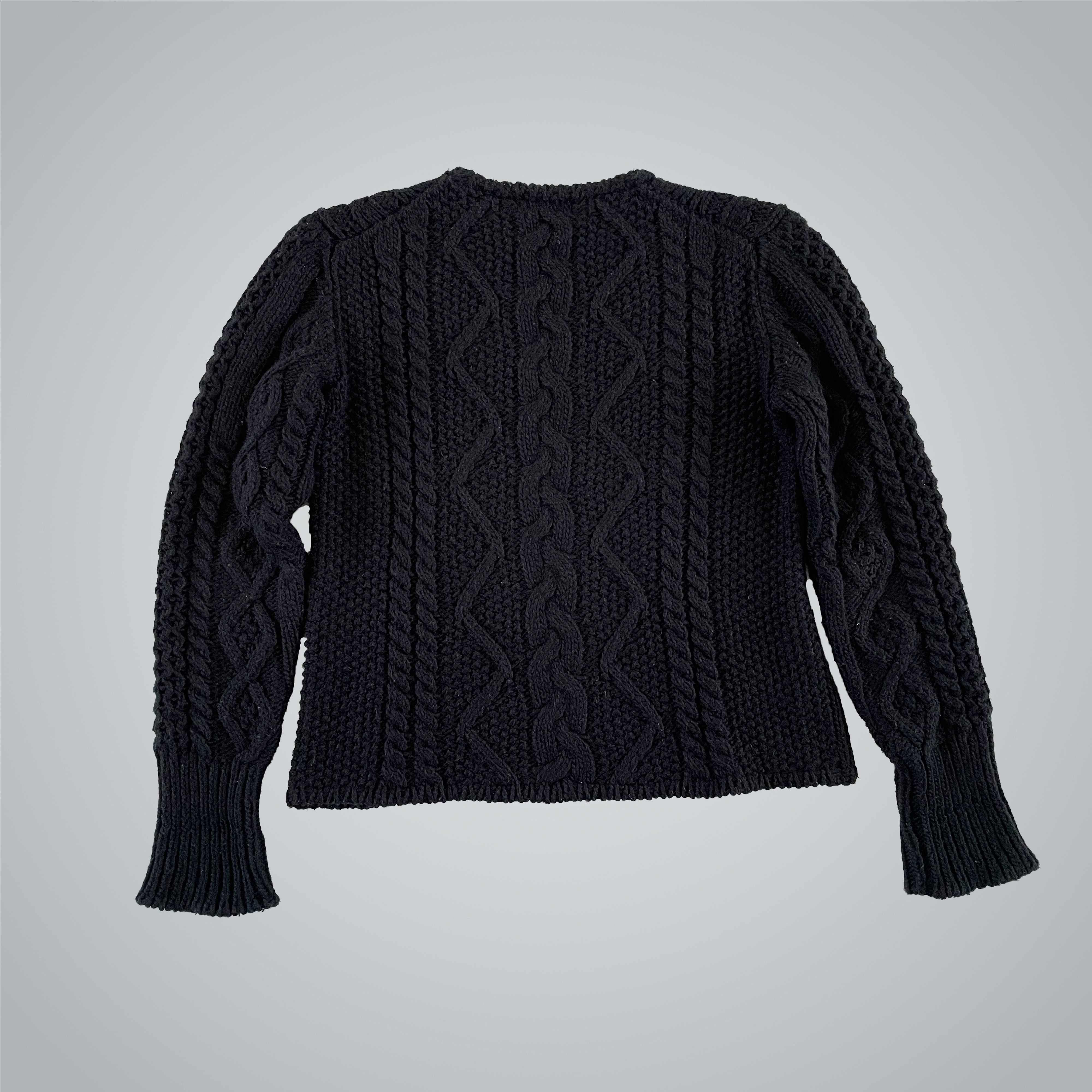 Yohji Yamamoto Yohji Yamamoto Pour Homme AW06 Cropped Knit Sweater Size US L / EU 52-54 / 3 - 2 Thumbnail