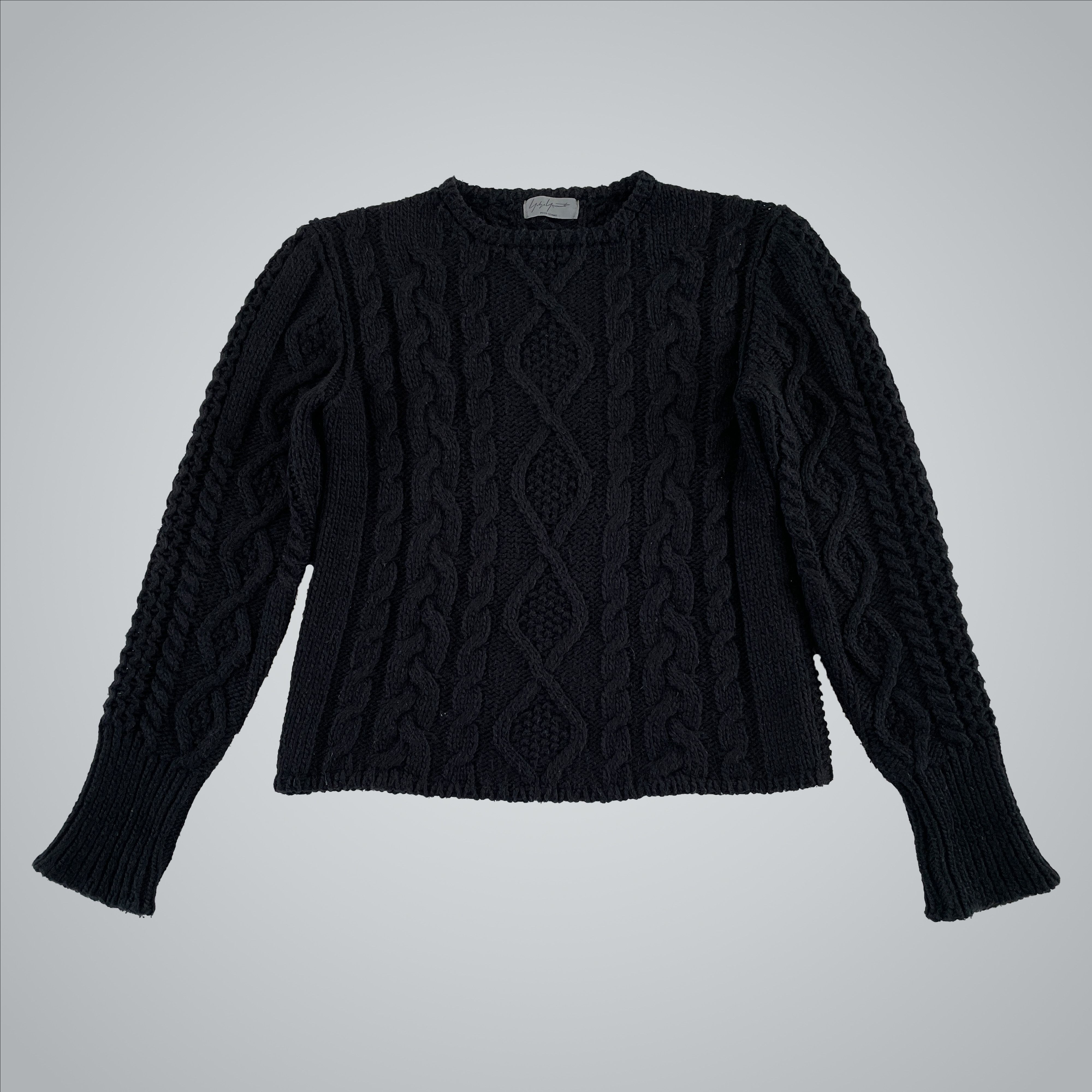 Yohji Yamamoto Yohji Yamamoto Pour Homme AW06 Cropped Knit Sweater ...