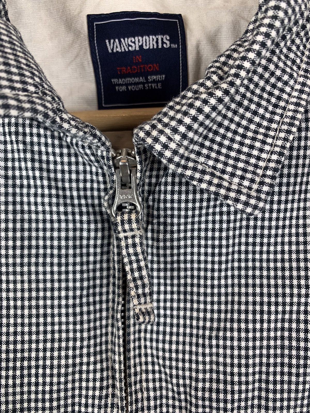 Japanese Brand × Vintage Vintage Japanesse Brand Van Sport Checker Style Jacket Size US S / EU 44-46 / 1 - 4 Thumbnail