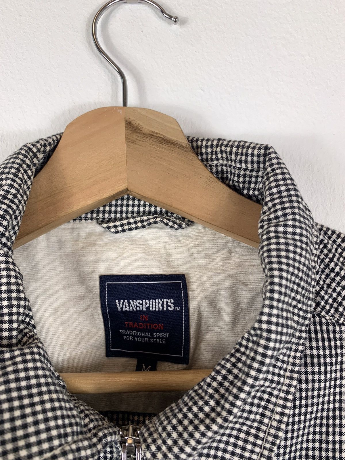 Japanese Brand × Vintage Vintage Japanesse Brand Van Sport Checker Style Jacket Size US S / EU 44-46 / 1 - 3 Thumbnail