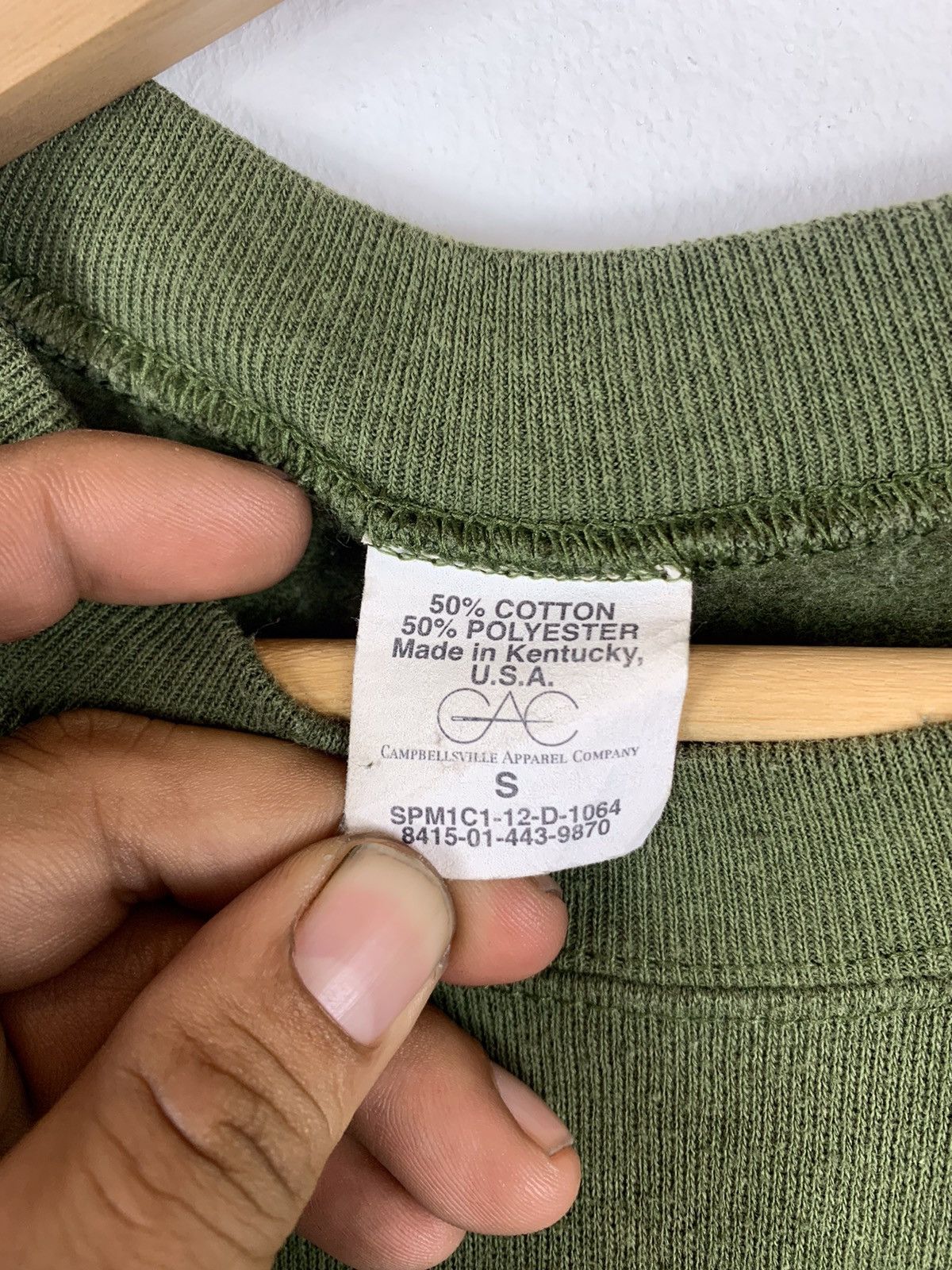 Vintage Vintage 90’s Military USMC Distressed Made In USA Size US S / EU 44-46 / 1 - 5 Thumbnail