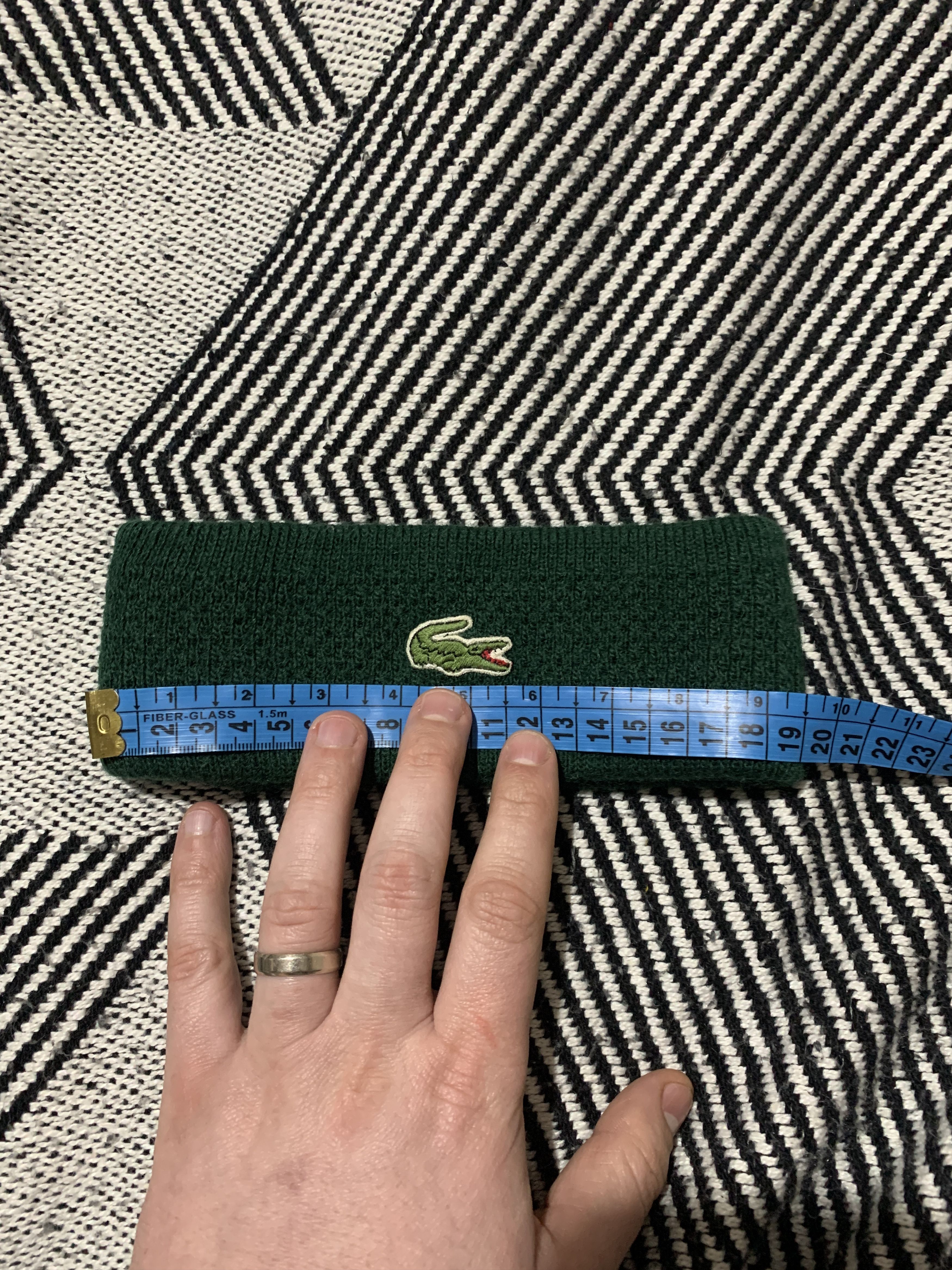 Lacoste Vintage Lacoste Headband Size ONE SIZE - 7 Thumbnail