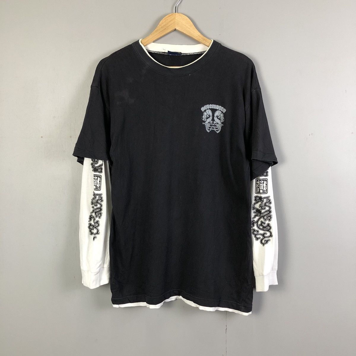 Vintage Vintage Dragon Sukajan Long Sleeve Tee Size US L / EU 52-54 / 3 - 1 Thumbnail