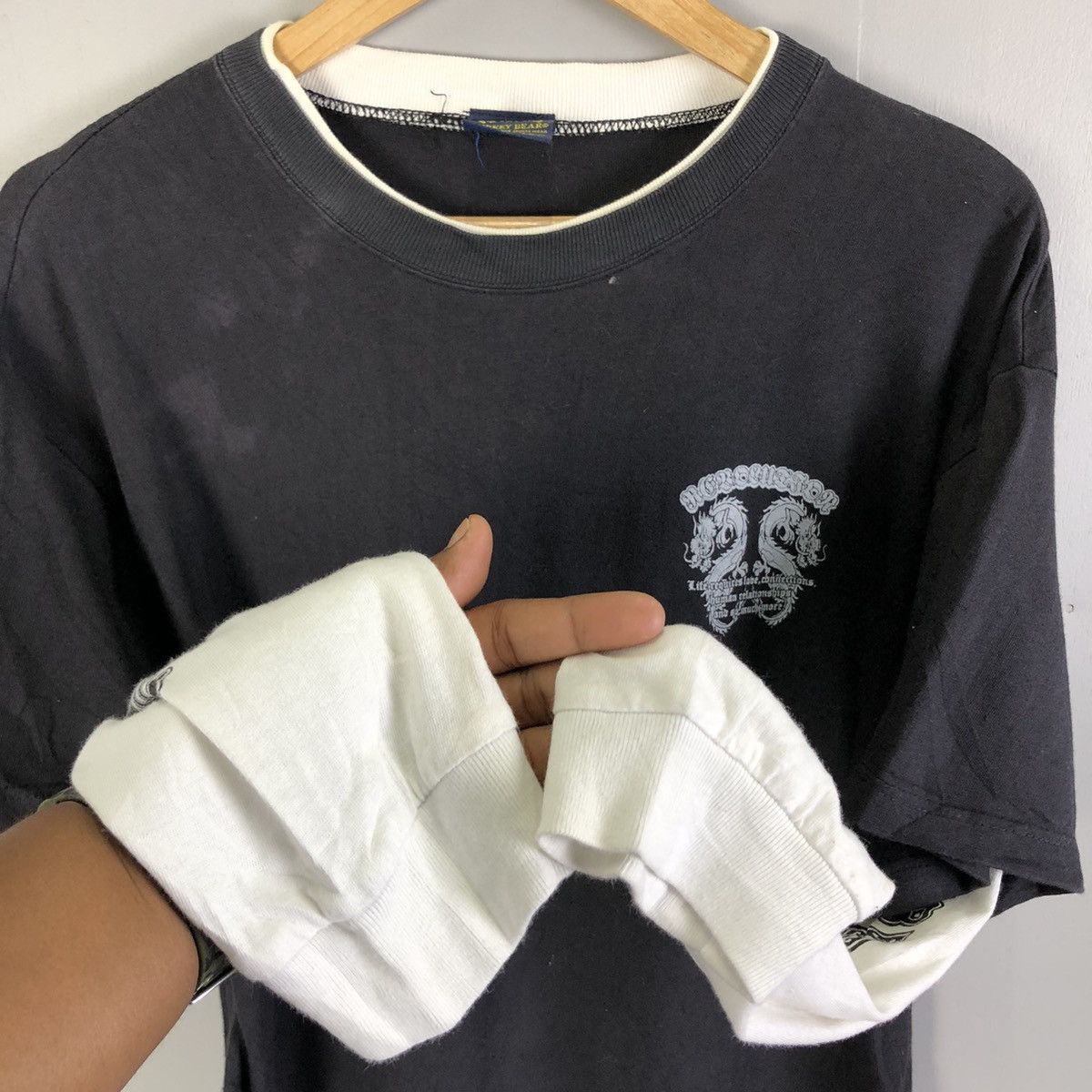 Vintage Vintage Dragon Sukajan Long Sleeve Tee Size US L / EU 52-54 / 3 - 4 Thumbnail