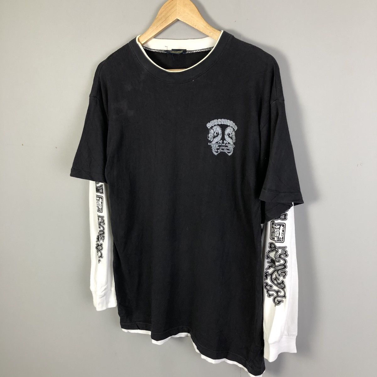 Vintage Vintage Dragon Sukajan Long Sleeve Tee Size US L / EU 52-54 / 3 - 3 Thumbnail