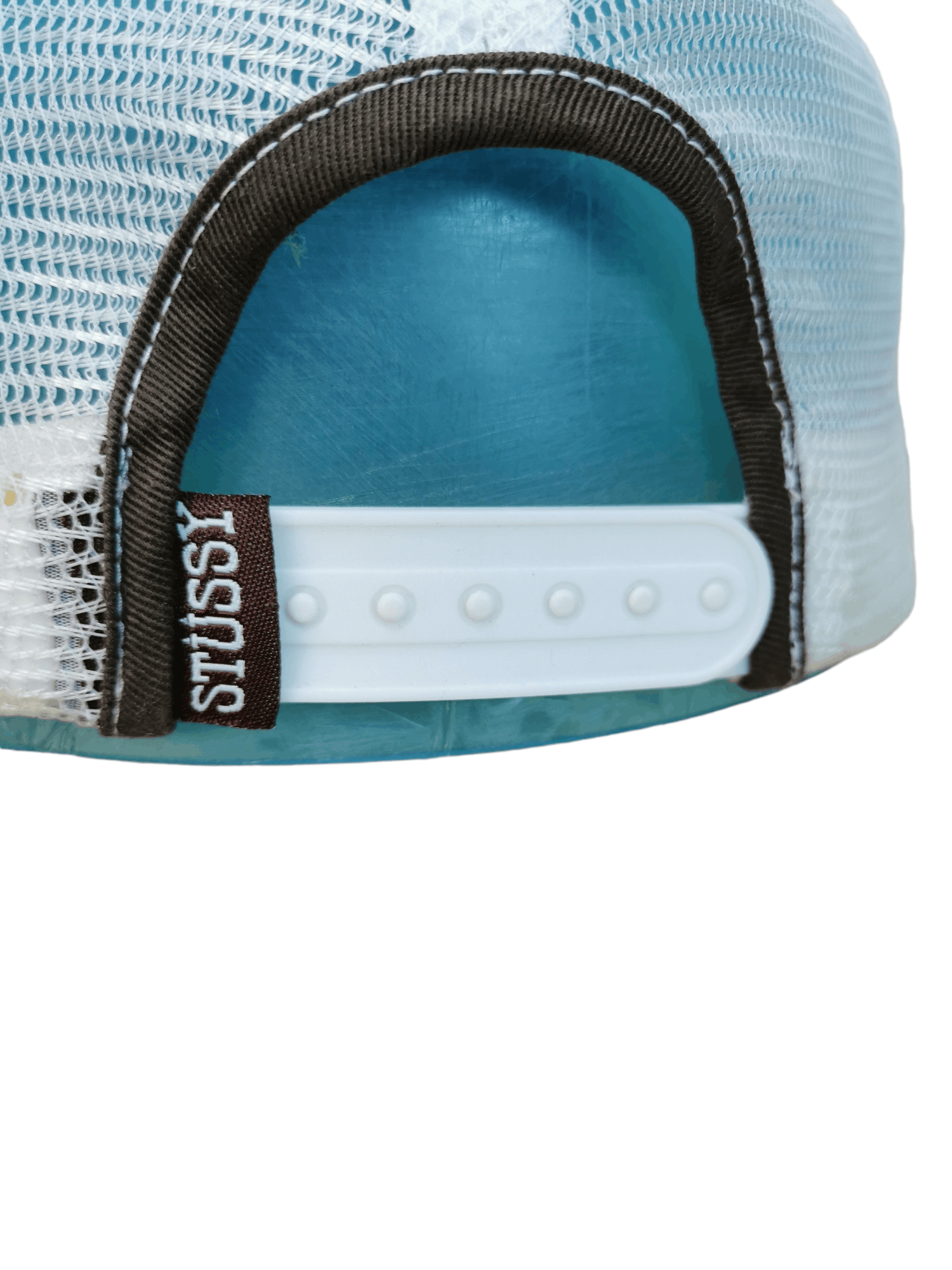 Stussy 🔥4 MONTHS SALE🔥 VINTAGE STUSSY BIG LOGO TRUCKER HAT Size ONE SIZE - 6 Thumbnail