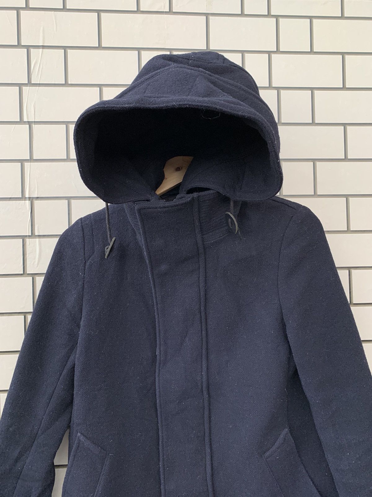 CABANE de ZUCCa 🔥Vintage Japanese Brand Zucca Long Wool Hoodie Jacket Size US M / EU 48-50 / 2 - 5 Thumbnail