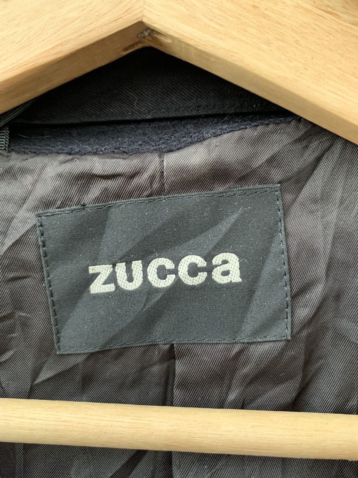 CABANE de ZUCCa 🔥Vintage Japanese Brand Zucca Long Wool Hoodie Jacket Size US M / EU 48-50 / 2 - 15 Thumbnail