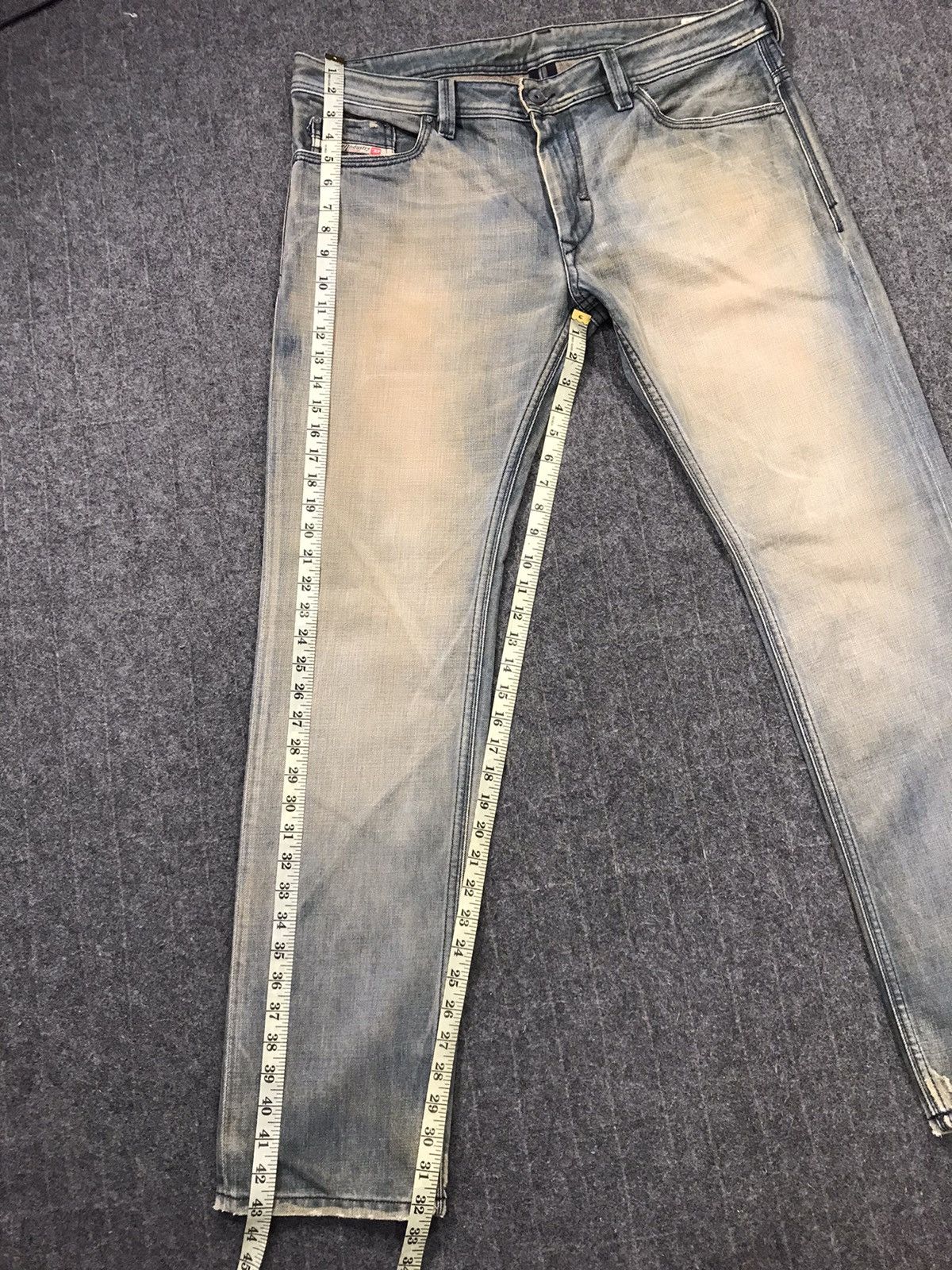 Diesel × Vintage Vintage Diesel Industry Back Side Pocket Art Jeans Style Size US 39 - 21 Thumbnail
