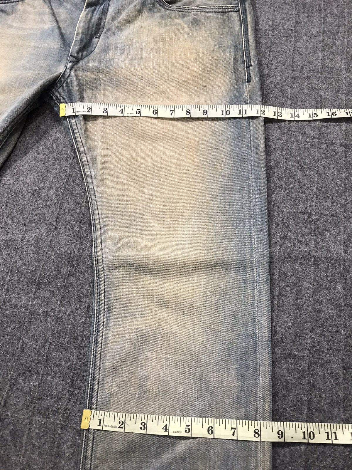 Diesel × Vintage Vintage Diesel Industry Back Side Pocket Art Jeans Style Size US 39 - 20 Thumbnail
