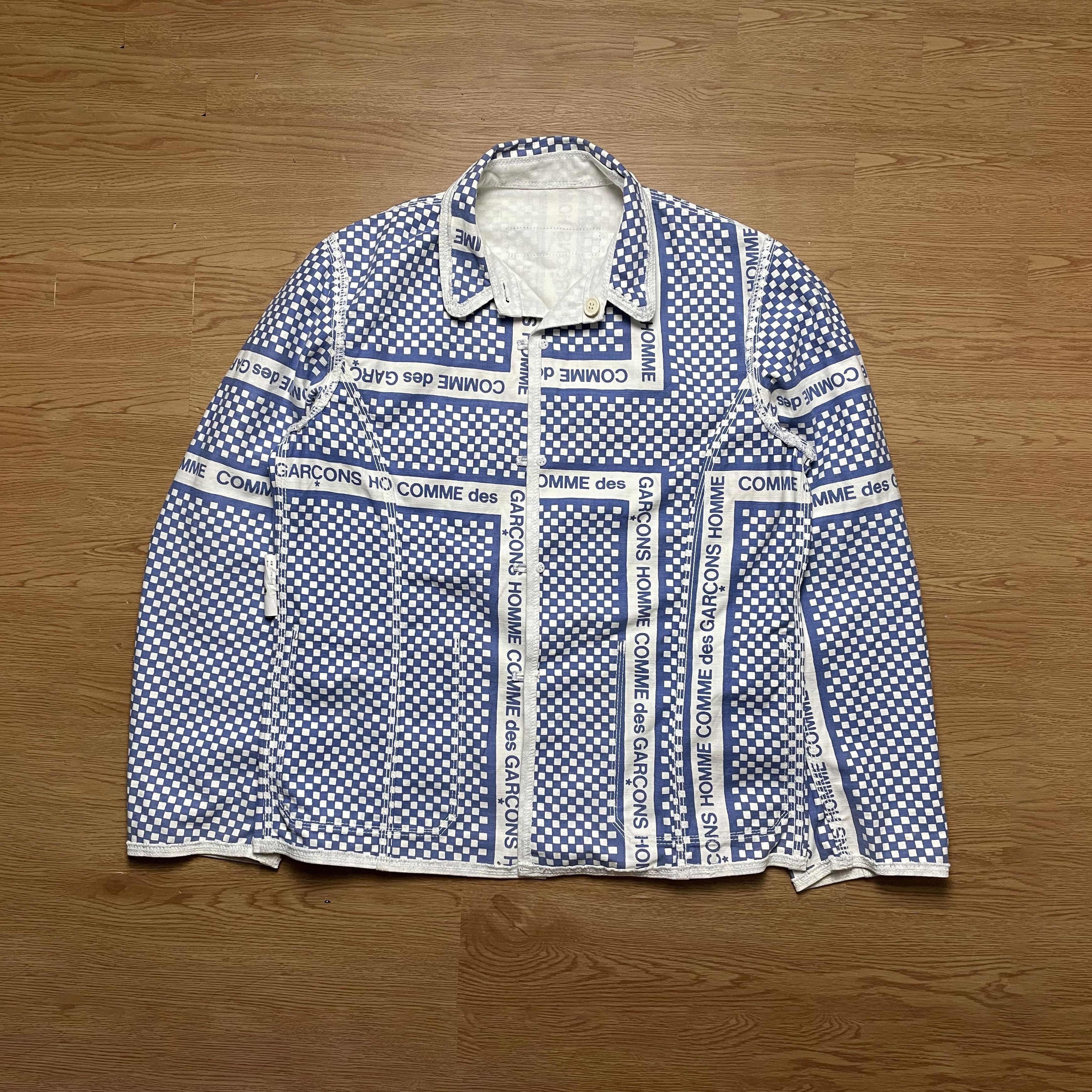 image of Comme Des Garcons - 2003 Reversible Checker Jacket in Checkered, Men's (Size Large)