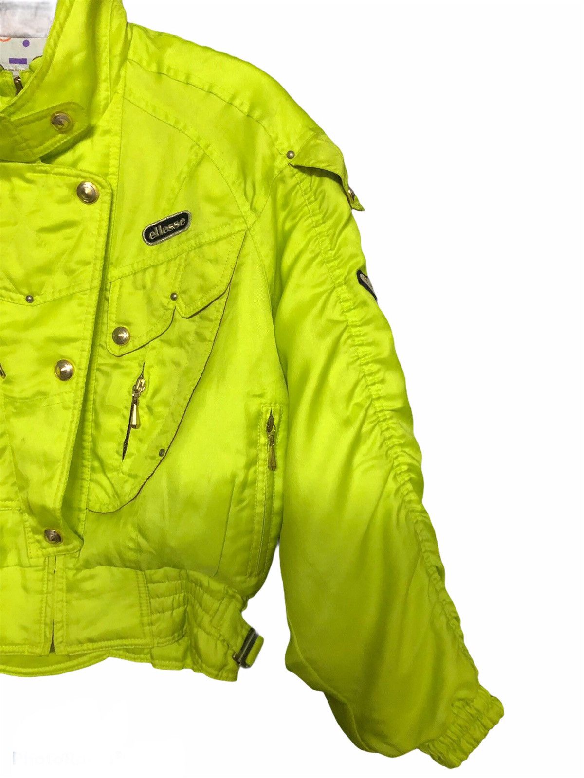 Ellesse × Vintage Vintage Ellese Bomber Ski Wear Bondage Belted Puffer Jacket Size US L / EU 52-54 / 3 - 8 Thumbnail