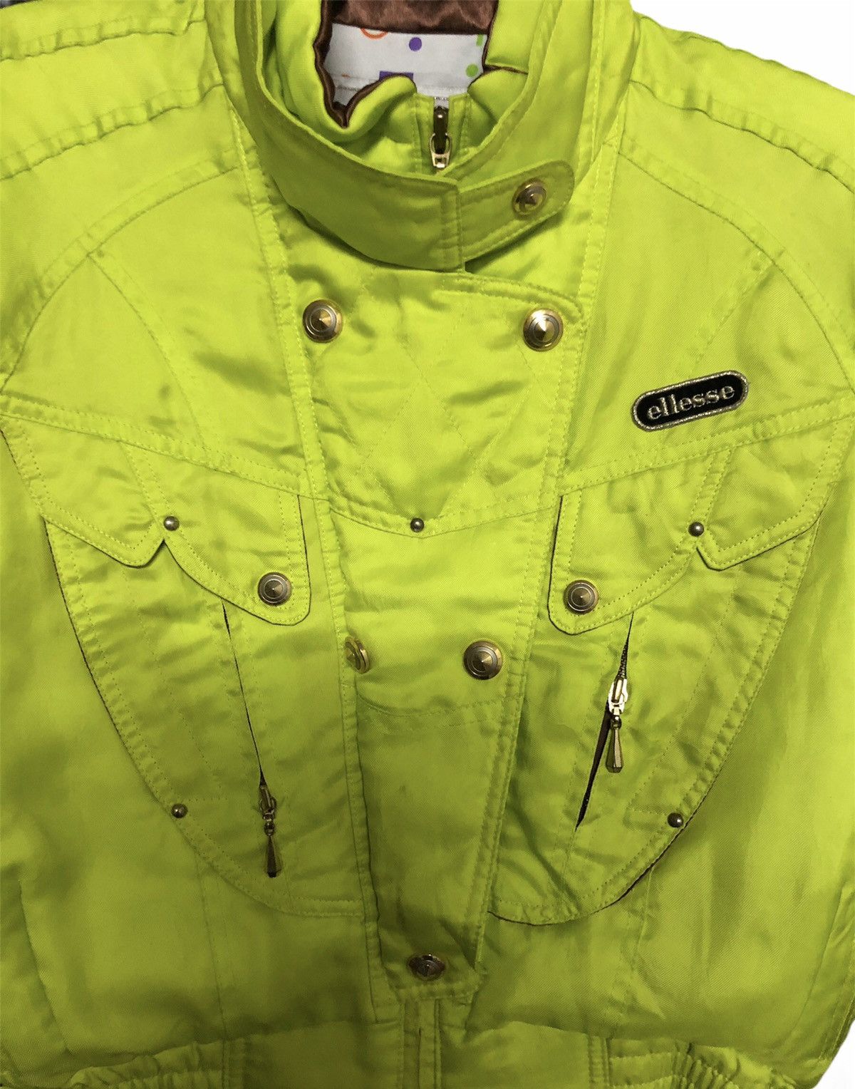 Ellesse × Vintage Vintage Ellese Bomber Ski Wear Bondage Belted Puffer Jacket Size US L / EU 52-54 / 3 - 7 Thumbnail