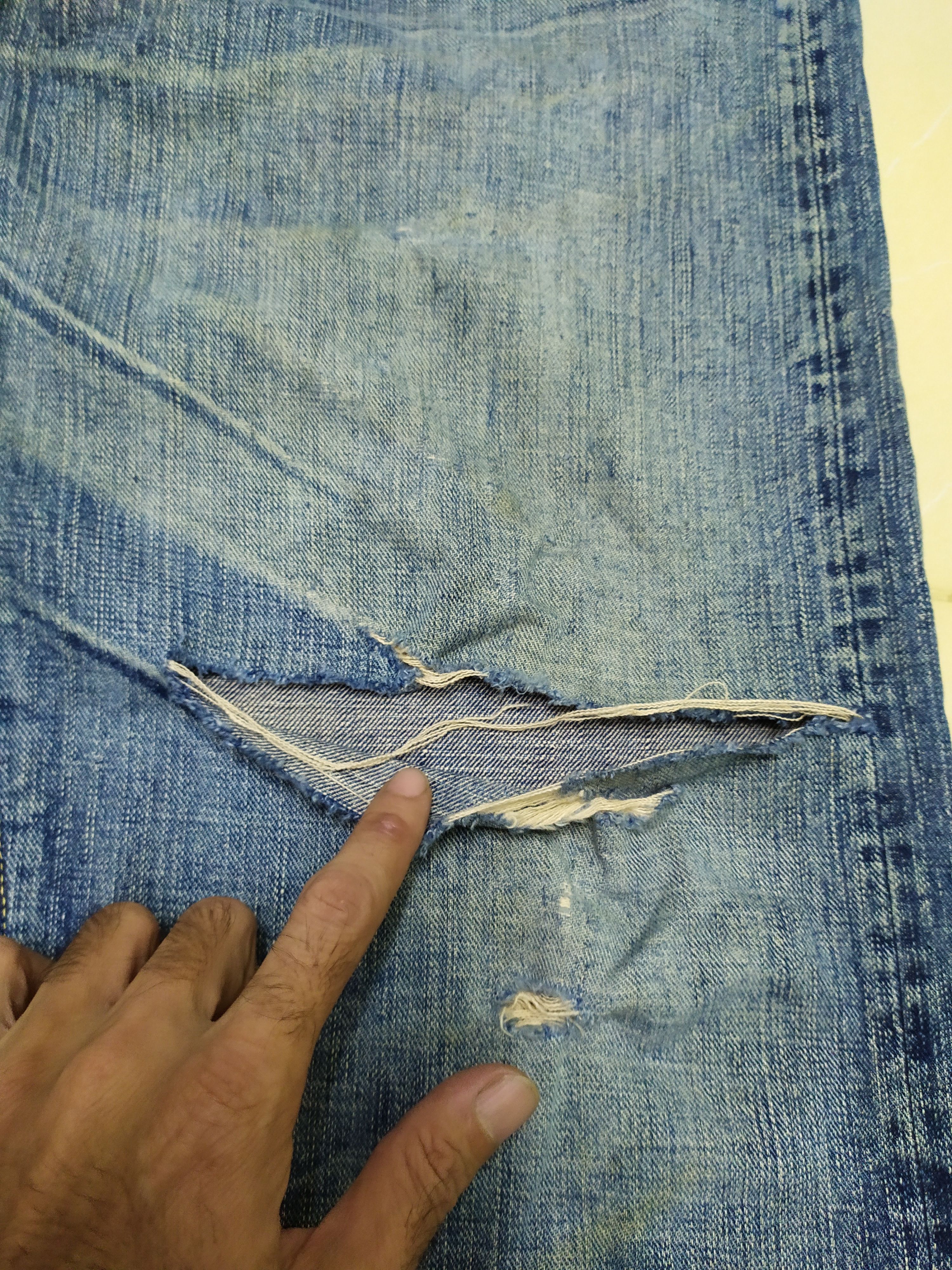 Sugar Cane × Toyo Enterprises × Vintage RARE...Vintage Selvedge Sugarcane Jeans Size US 34 / EU 50 - 5 Thumbnail