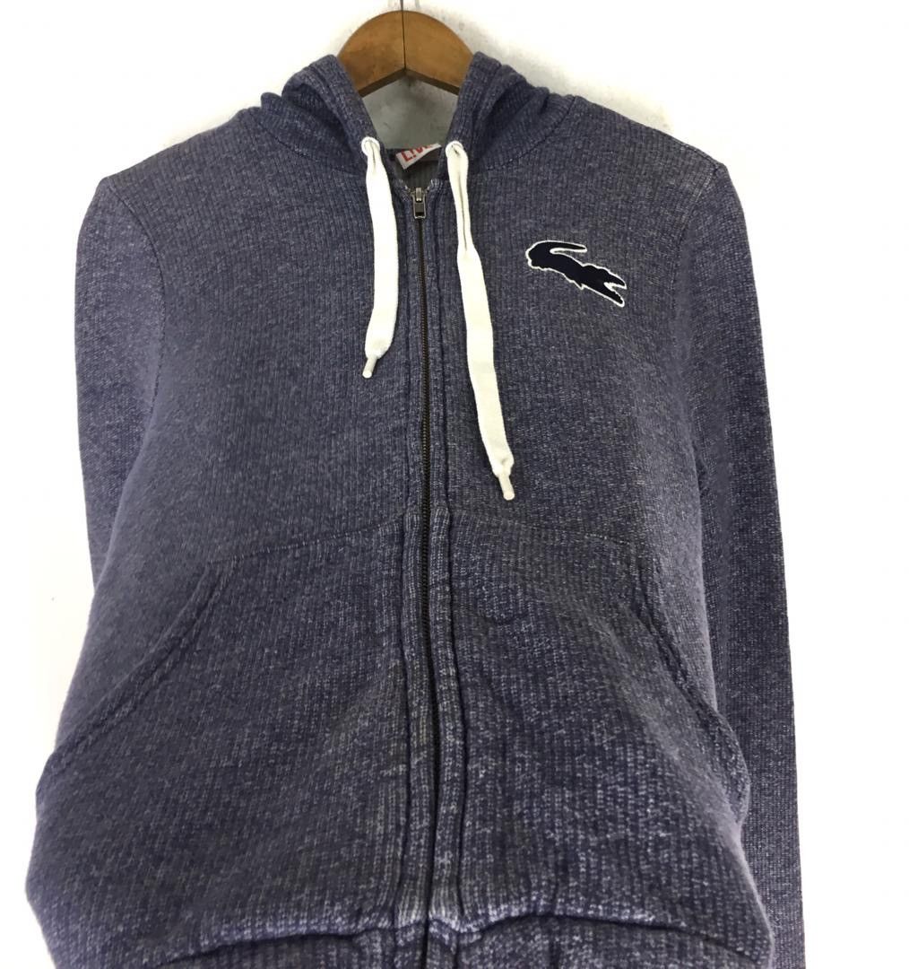Designer × Lacoste LACOSTE LIVE Zipper Super Hoodie Sweater Size US L / EU 52-54 / 3 - 4 Thumbnail