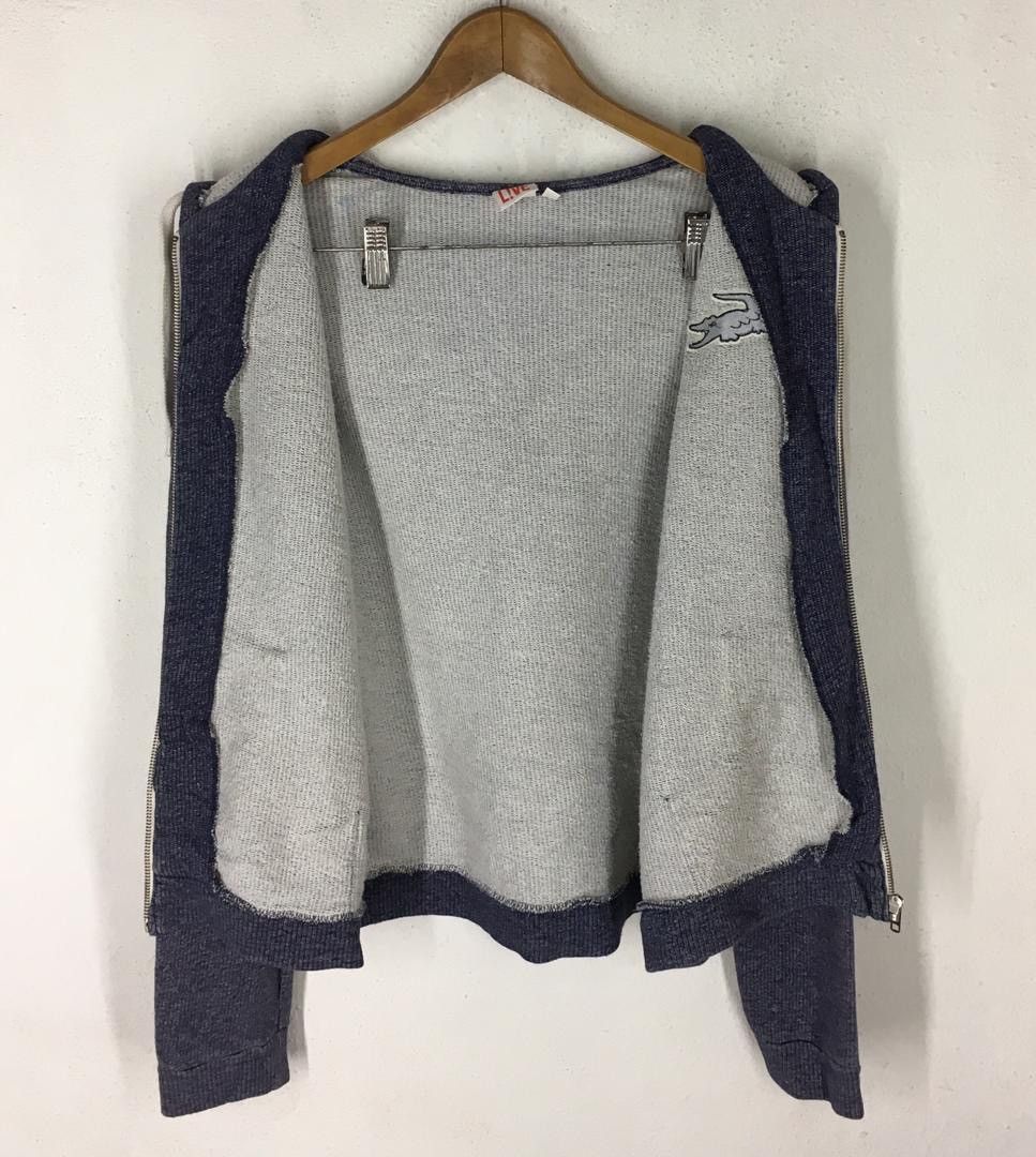 Designer × Lacoste LACOSTE LIVE Zipper Super Hoodie Sweater Size US L / EU 52-54 / 3 - 5 Thumbnail