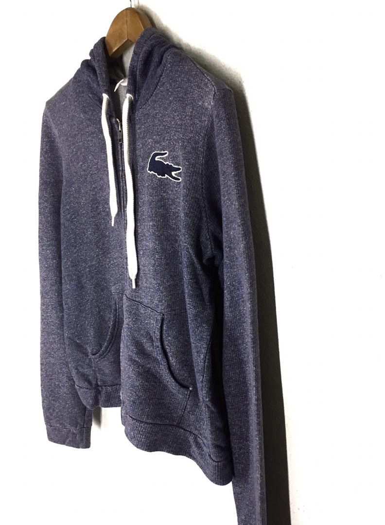 Designer × Lacoste LACOSTE LIVE Zipper Super Hoodie Sweater Size US L / EU 52-54 / 3 - 3 Thumbnail