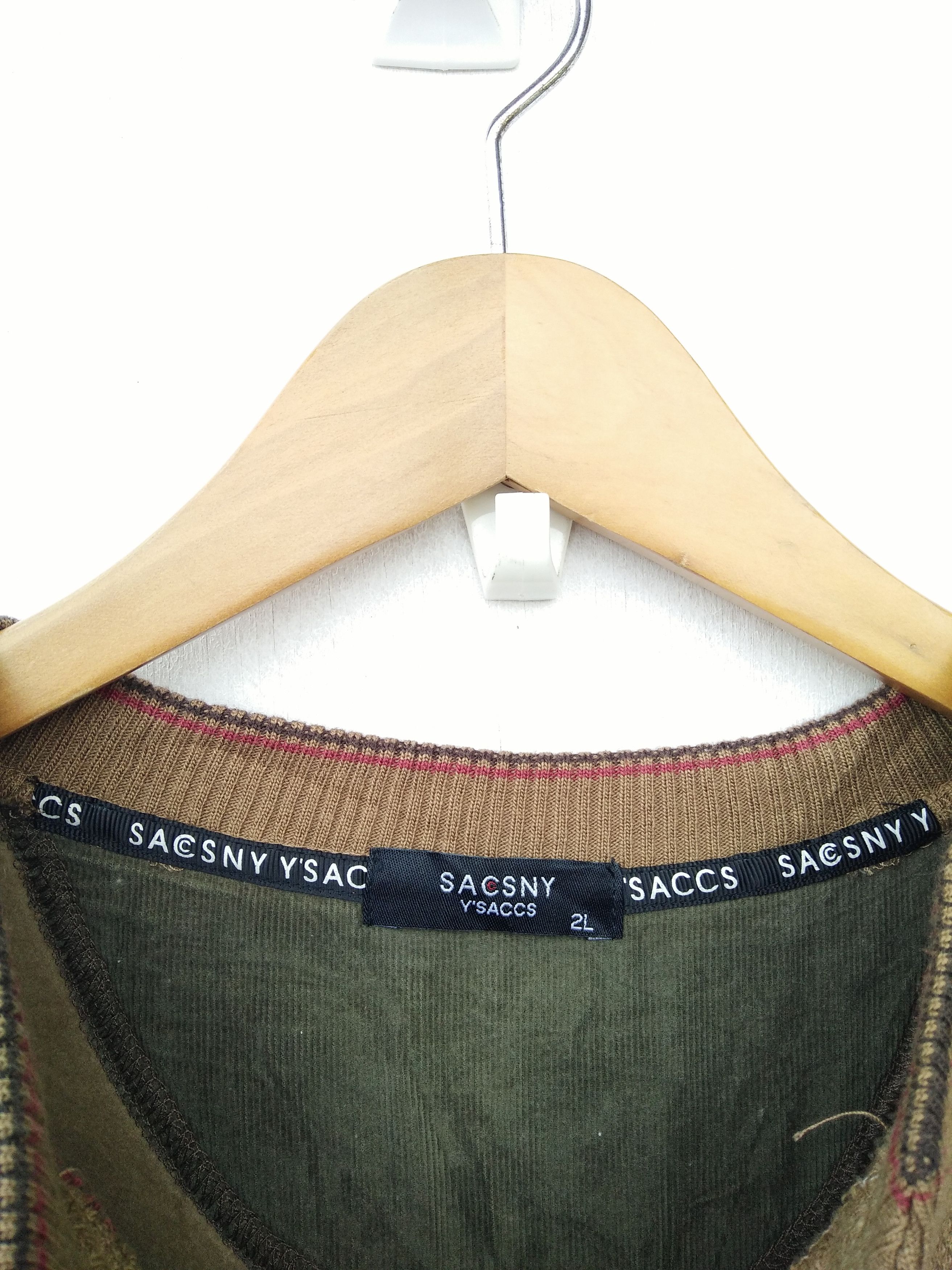 Japanese Brand 🔥Japanese Brand SACSNY Y’saccs by Yohji Yamamoto Sweatshirt Size US L / EU 52-54 / 3 - 7 Thumbnail