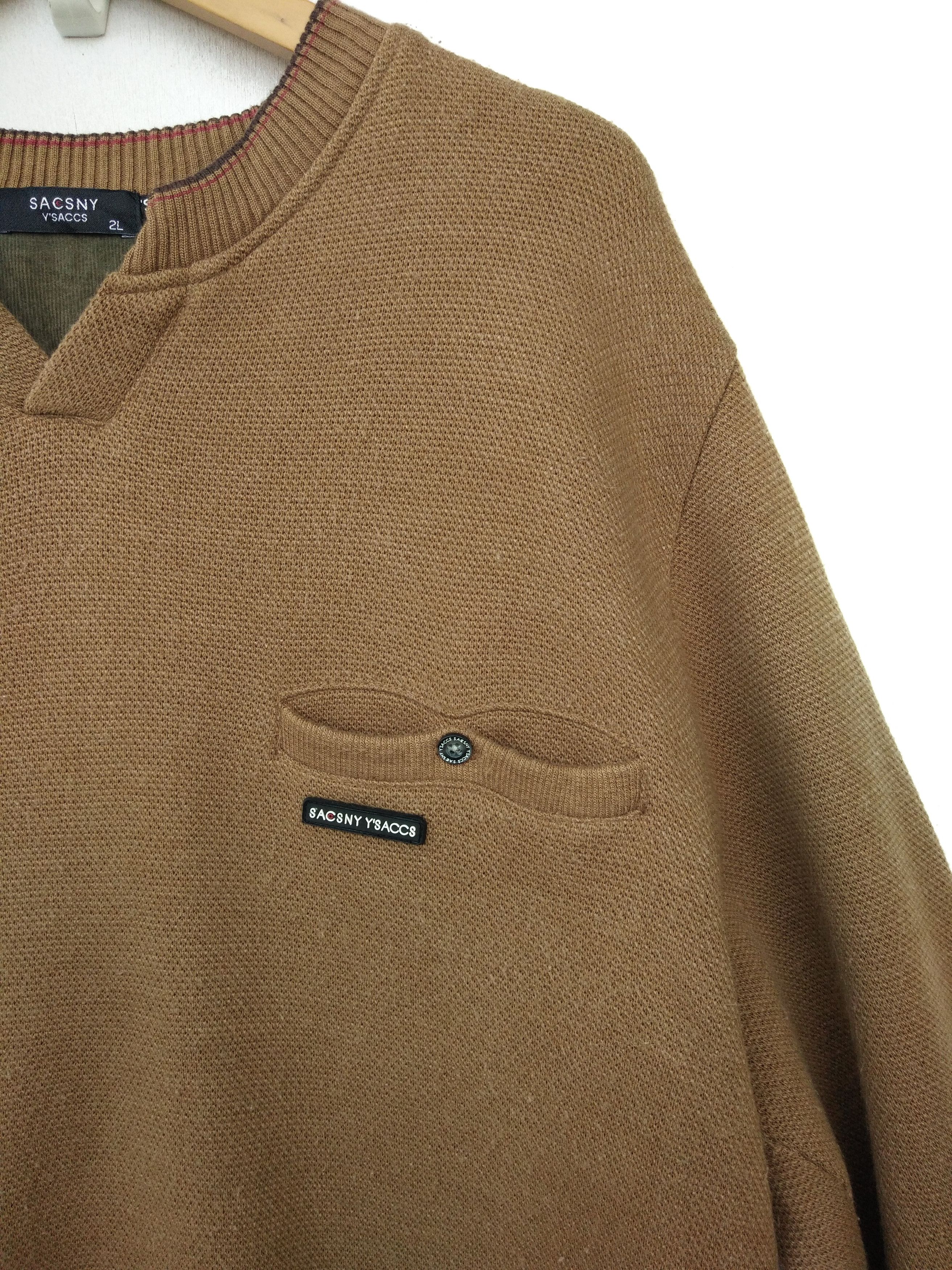 Japanese Brand 🔥Japanese Brand SACSNY Y’saccs by Yohji Yamamoto Sweatshirt Size US L / EU 52-54 / 3 - 3 Thumbnail