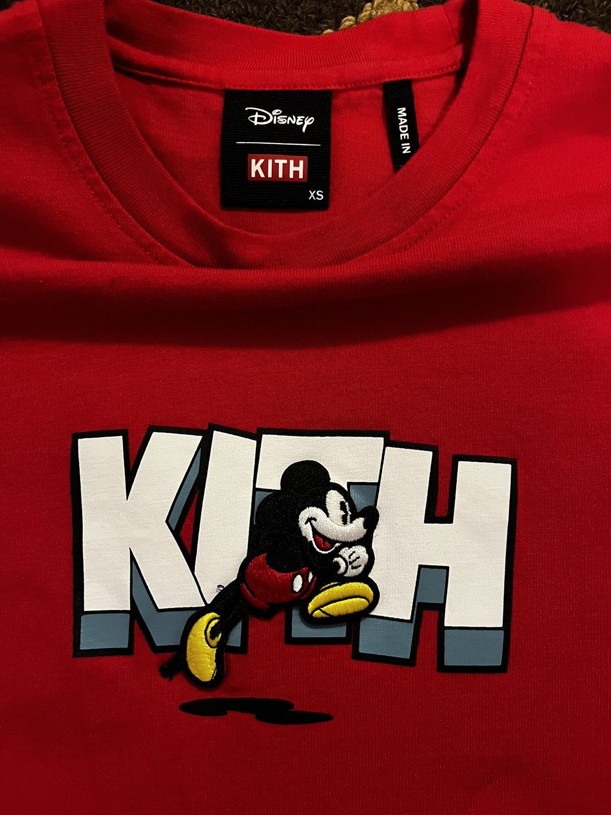 Kith Kith Disney Running Mickey Tee | Grailed