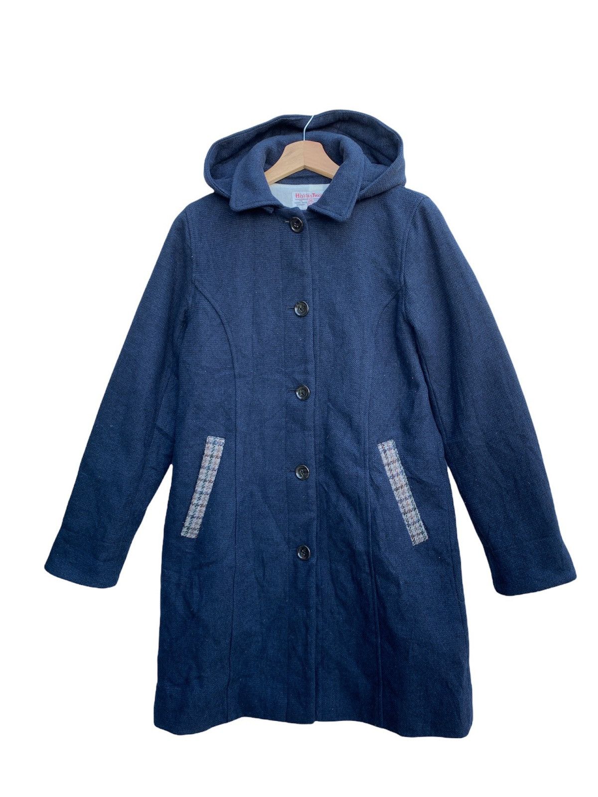 Japanese Brand X Harris Tweed Wool Long Jacket