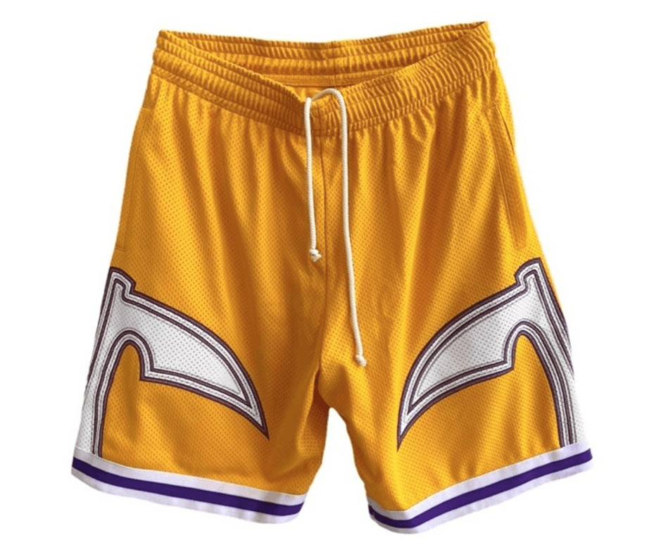 Warren Lotas Reaper Scythe Mesh Shorts Lakers M Size US 30 / EU 46 - 3 Thumbnail