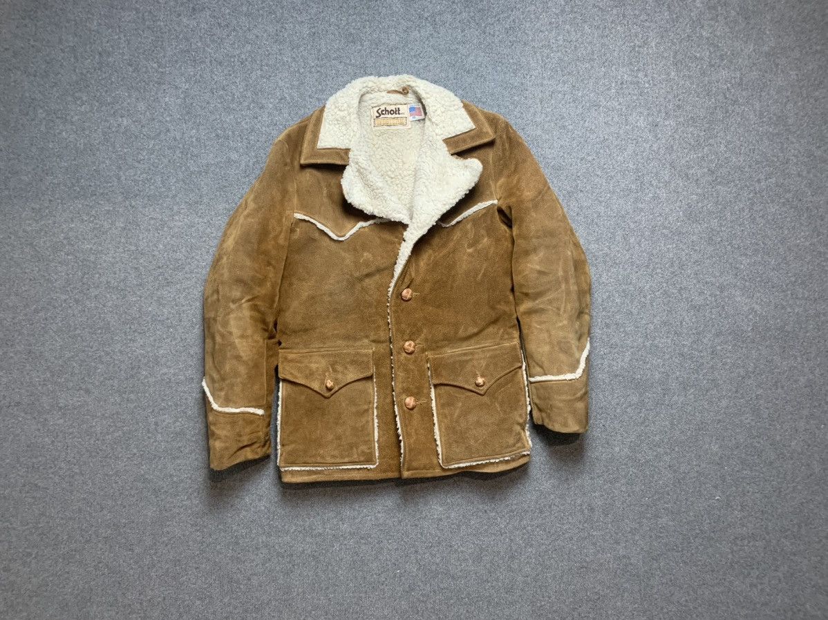 Rare Western Schott Leather Jacket Made in USA