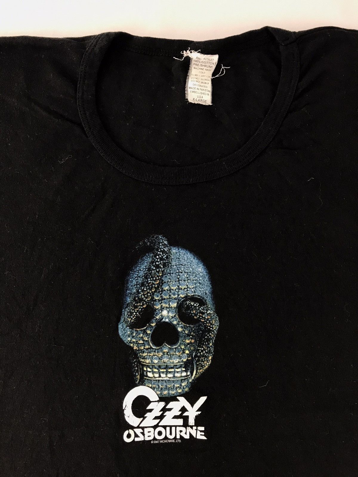 Band Tees Ozzy Ozbourne American Rock Band Skull Snake Graphic Screen Size S / US 4 / IT 40 - 3 Thumbnail