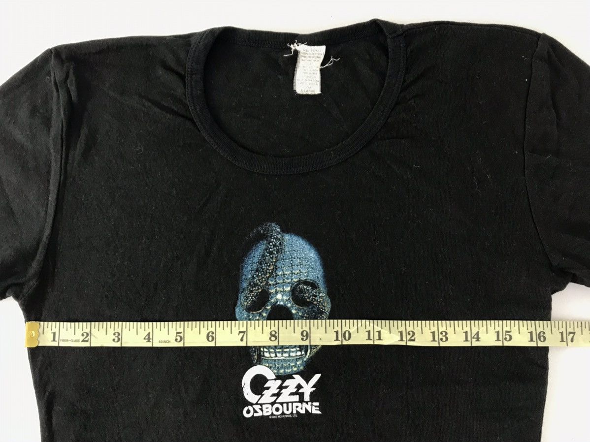 Band Tees Ozzy Ozbourne American Rock Band Skull Snake Graphic Screen Size S / US 4 / IT 40 - 6 Thumbnail