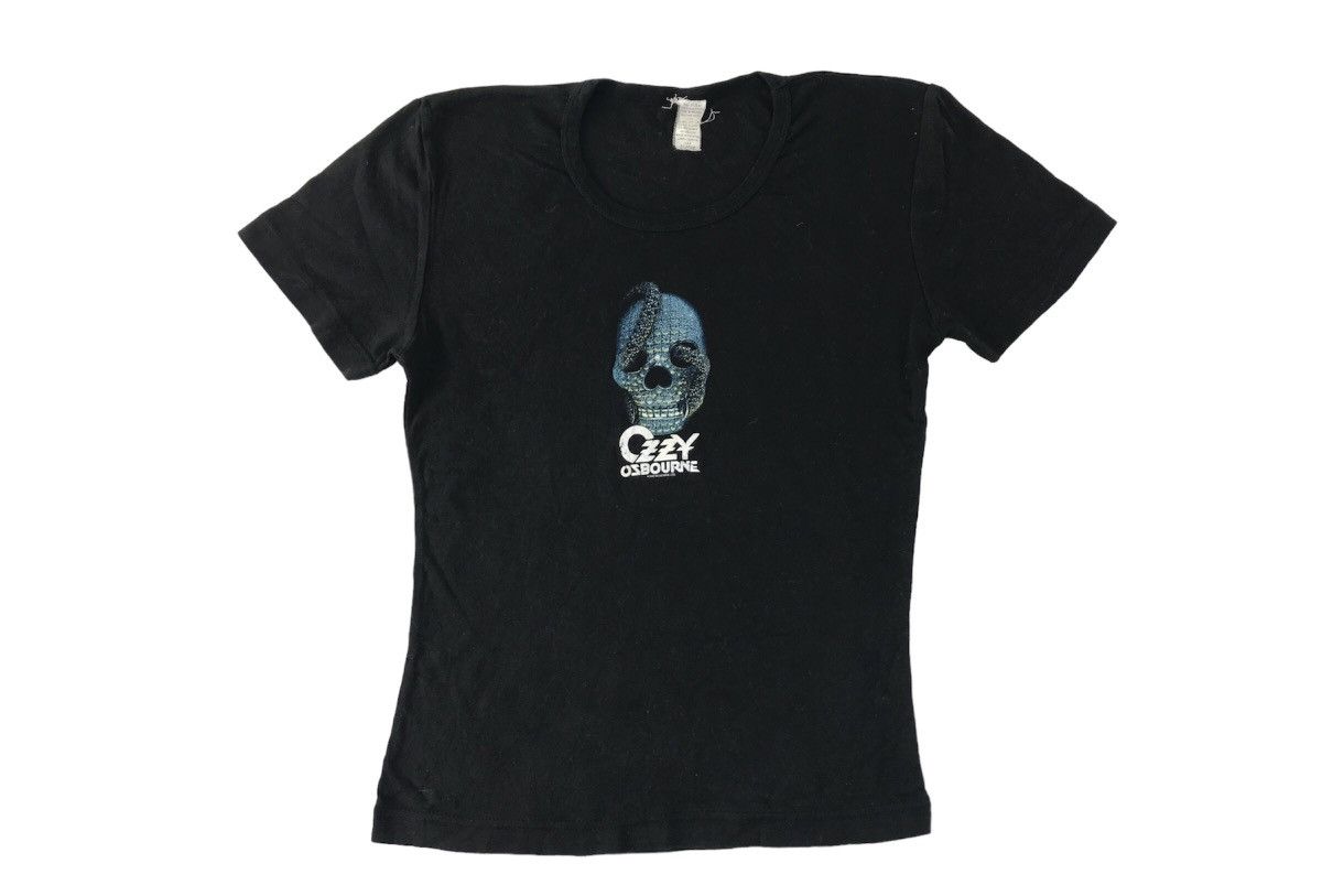 Band Tees Ozzy Ozbourne American Rock Band Skull Snake Graphic Screen Size S / US 4 / IT 40 - 1 Thumbnail