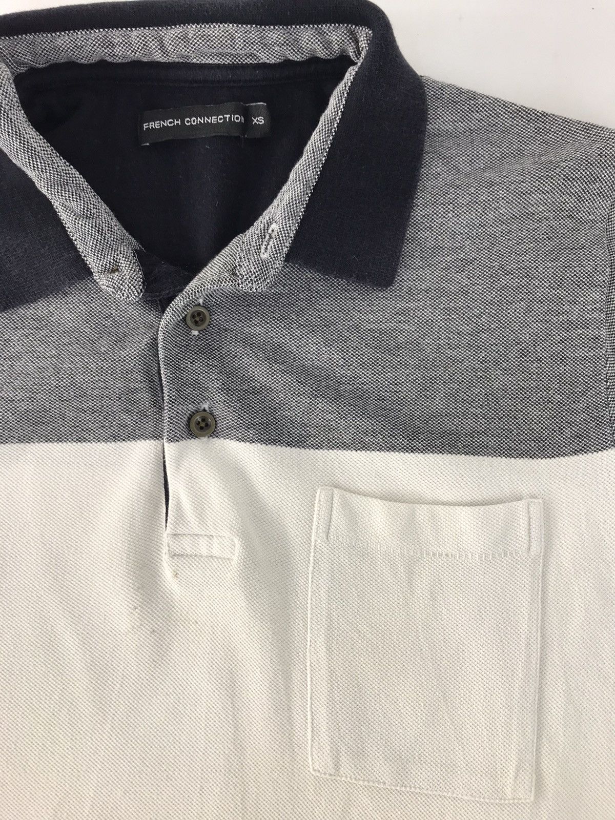 French Connection French Connection Colour Block Striped Polo Tee fcuk Size S / US 4 / IT 40 - 4 Thumbnail