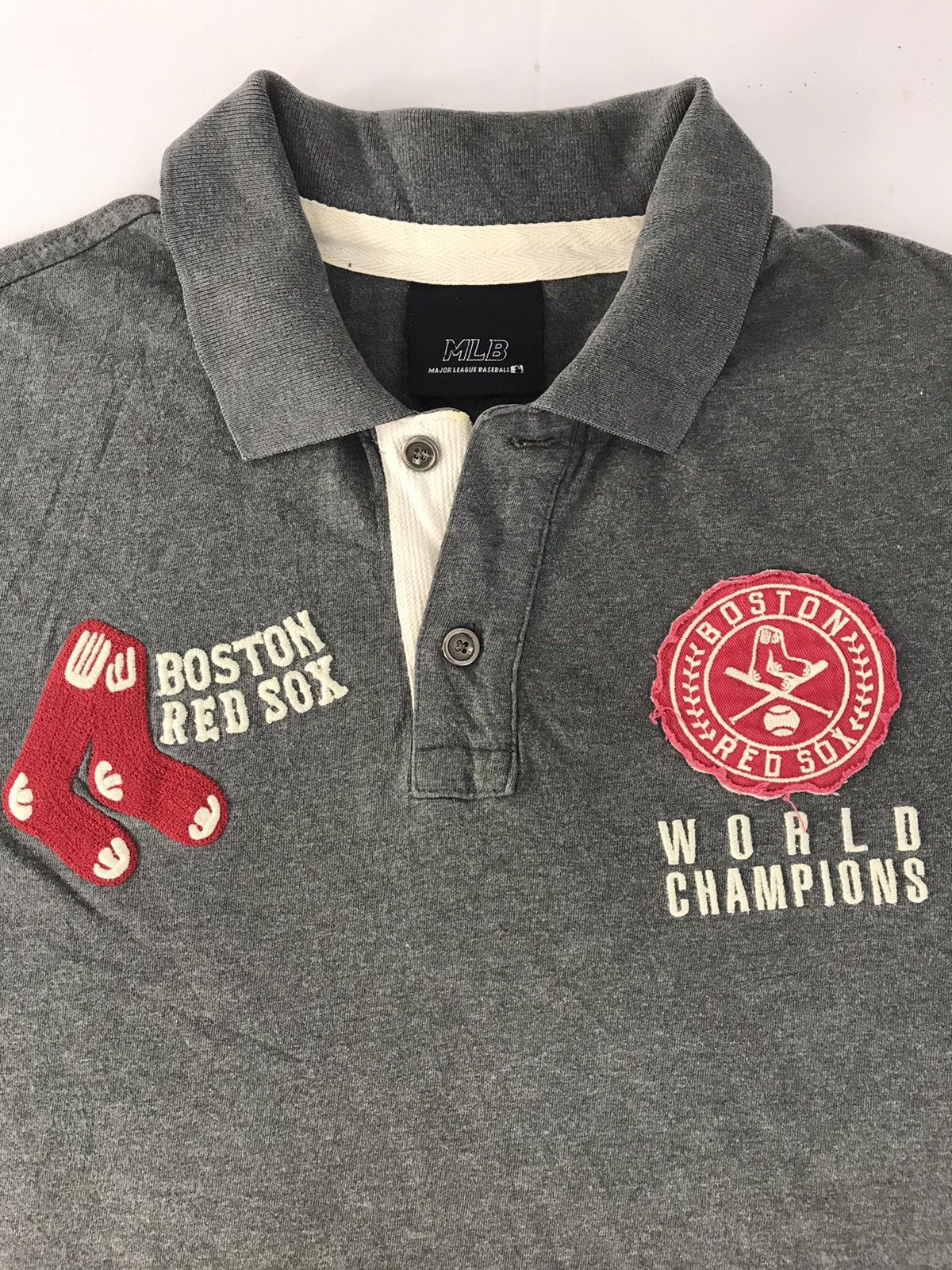 MLB Boston Red Sox Major League Baseball Polo Embroidery Logo Size US M / EU 48-50 / 2 - 3 Thumbnail